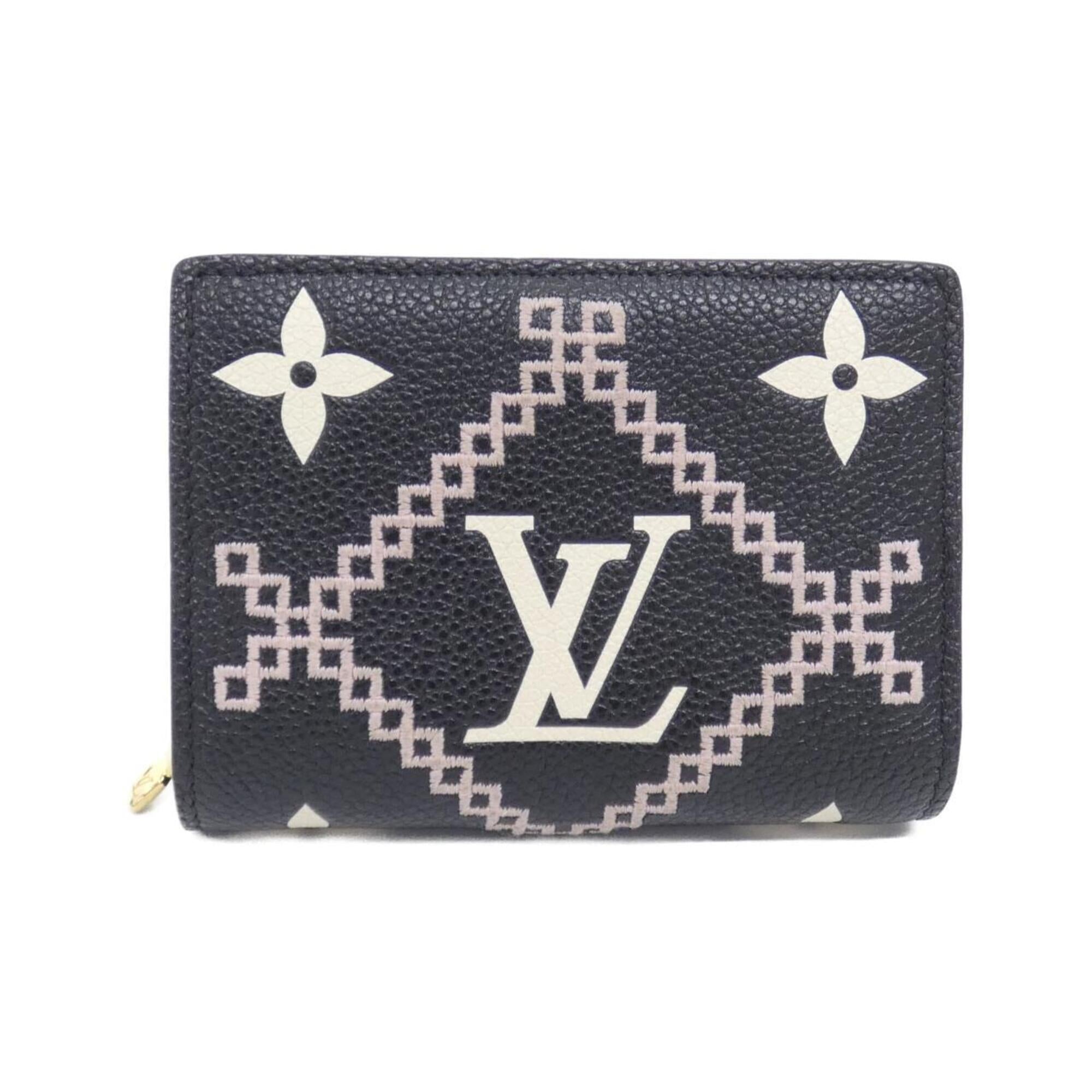 Louis Vuitton Black Leather Wallet (Bi-Fold) (Pre-Owned)