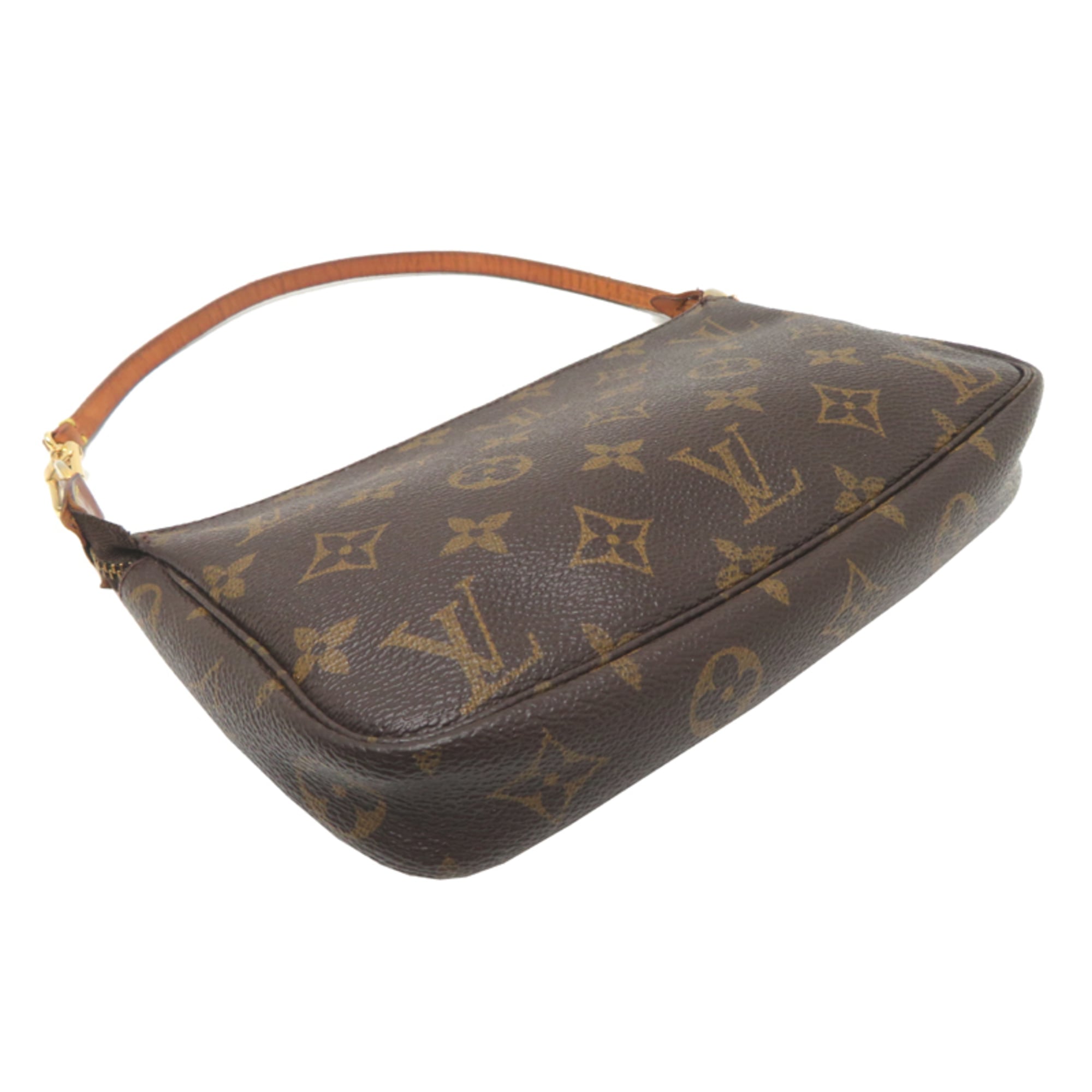 Louis Vuitton Brown Monogram Handbag Pochette (Pre-Owned)