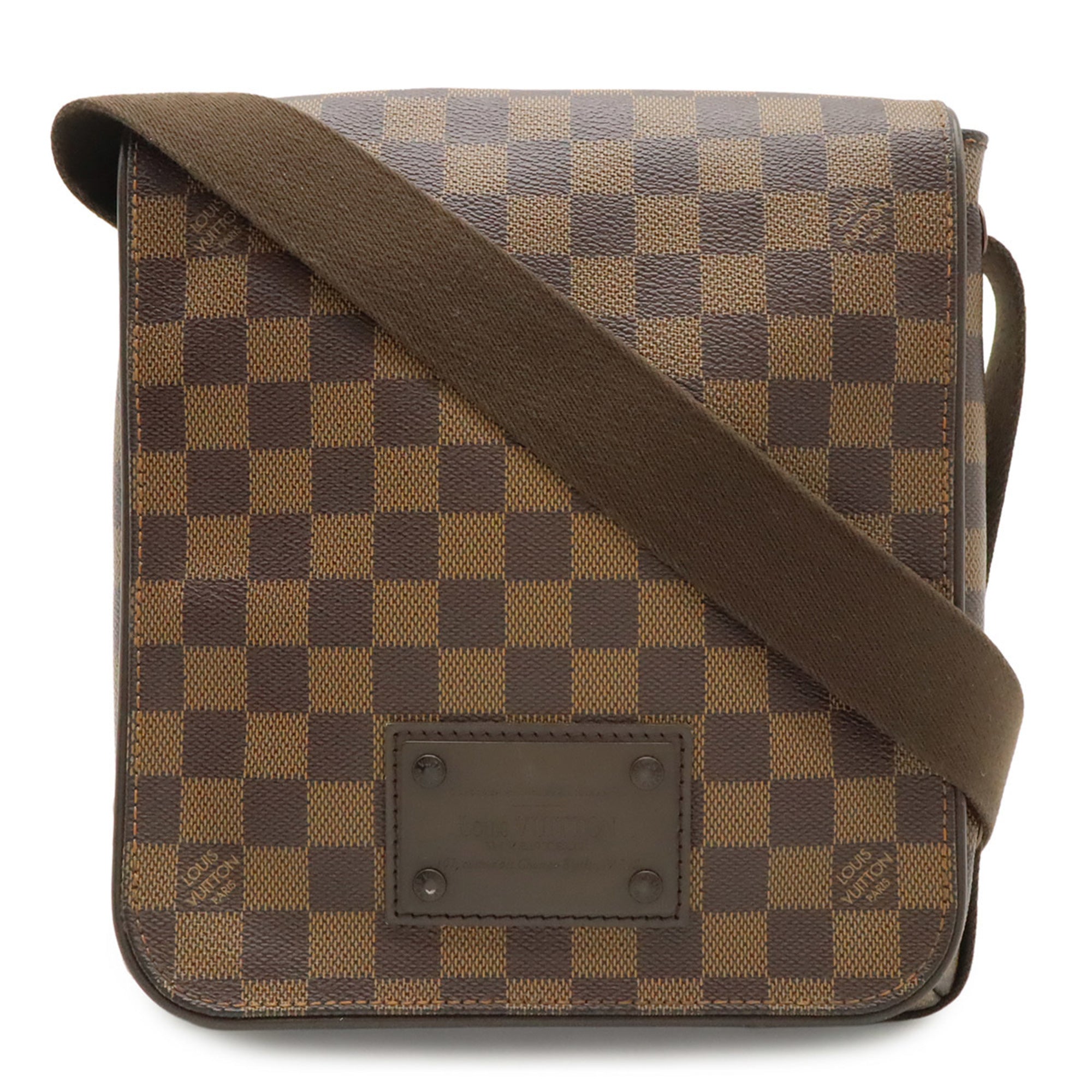 Louis Vuitton Brown Damier Canvas Pvc Coated Canvas Damier Canvas Shoulder Bag (Pre-Owned)