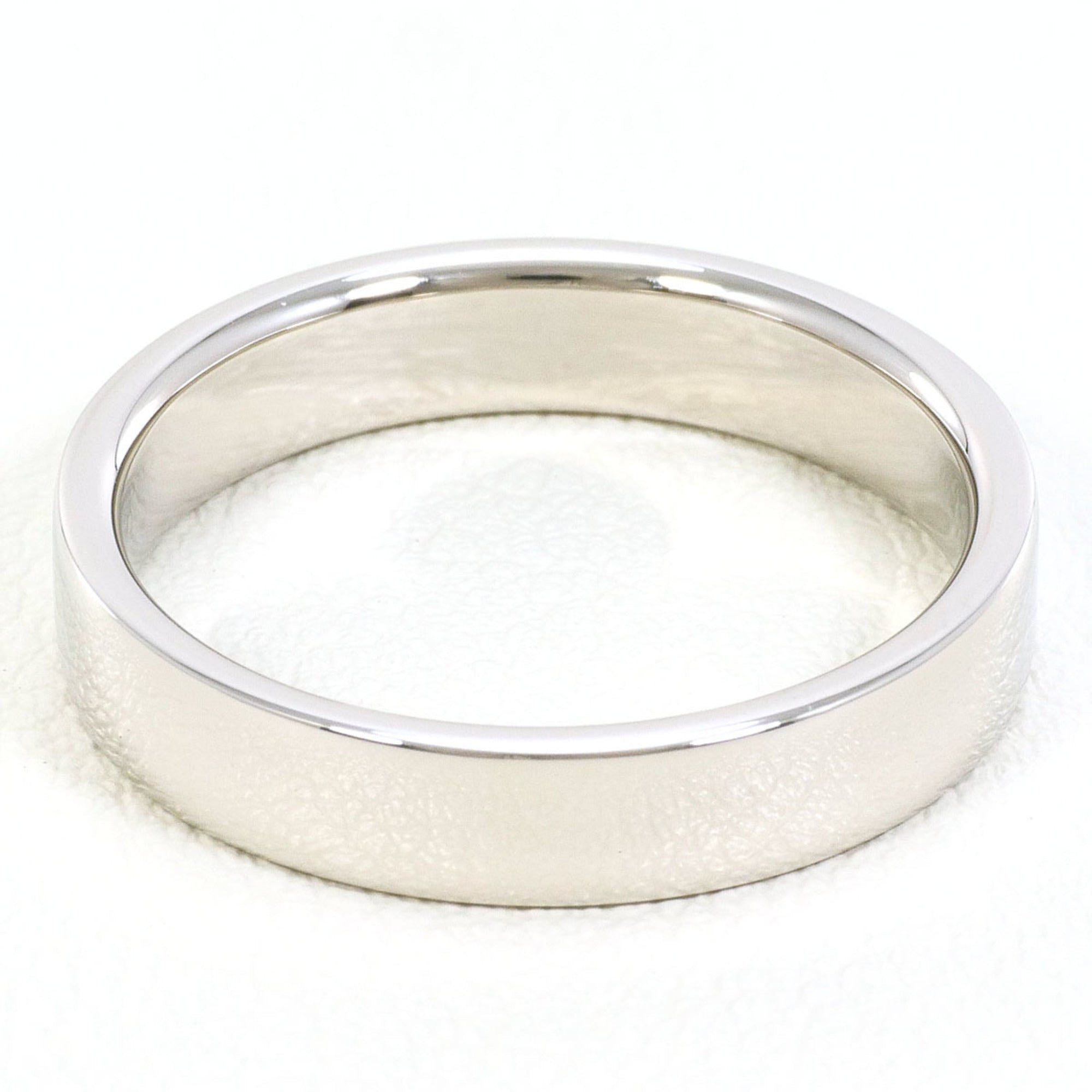 Tiffany Platinum Platinum 950 Band Ring (Pre-Owned)