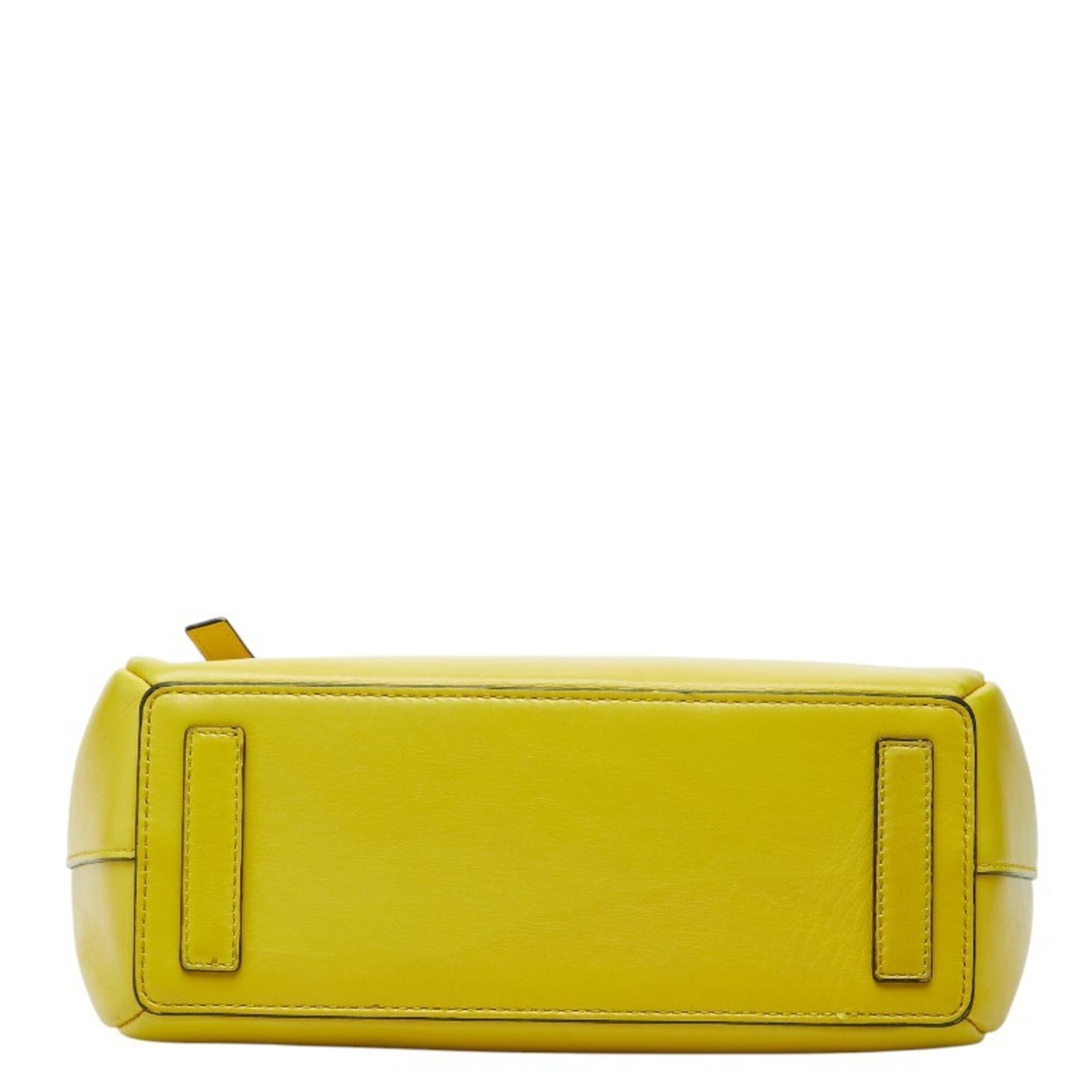 Loewe Yellow Leather Handbag Shoulder Bag (Pre-Owned)