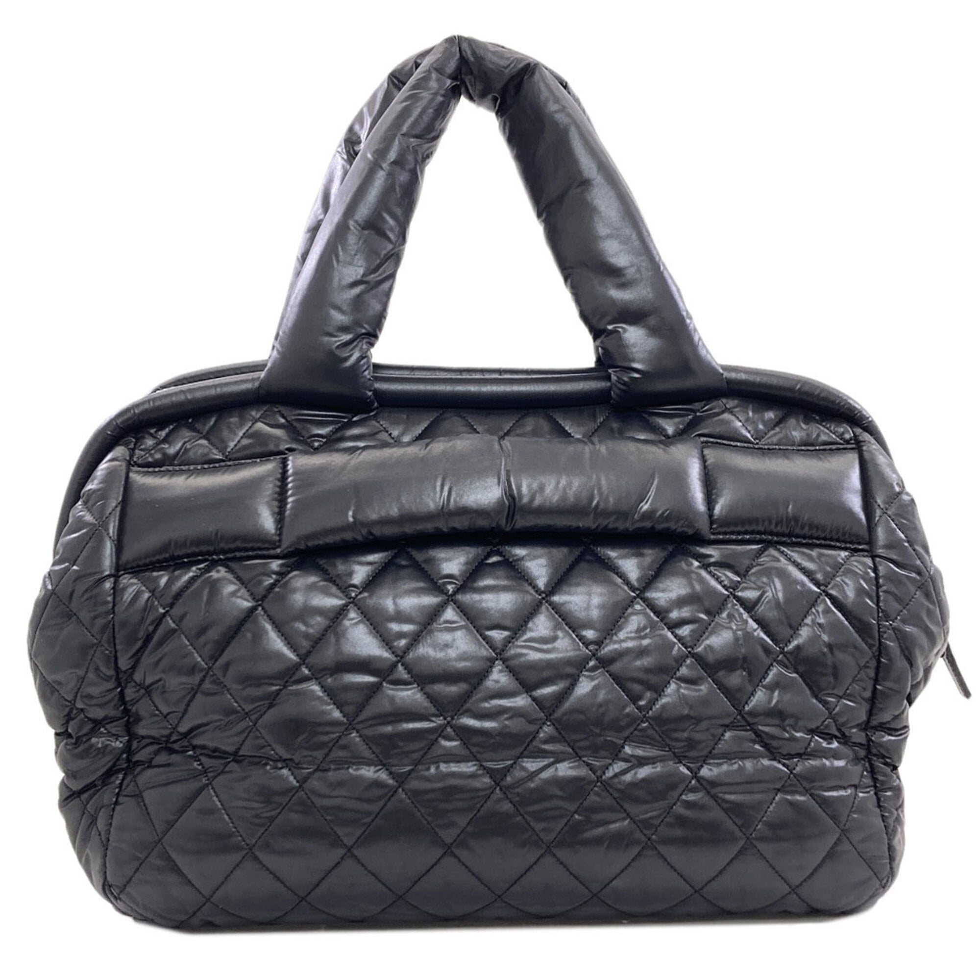 Chanel Black Nylon Boston Bag (Pre-Owned)