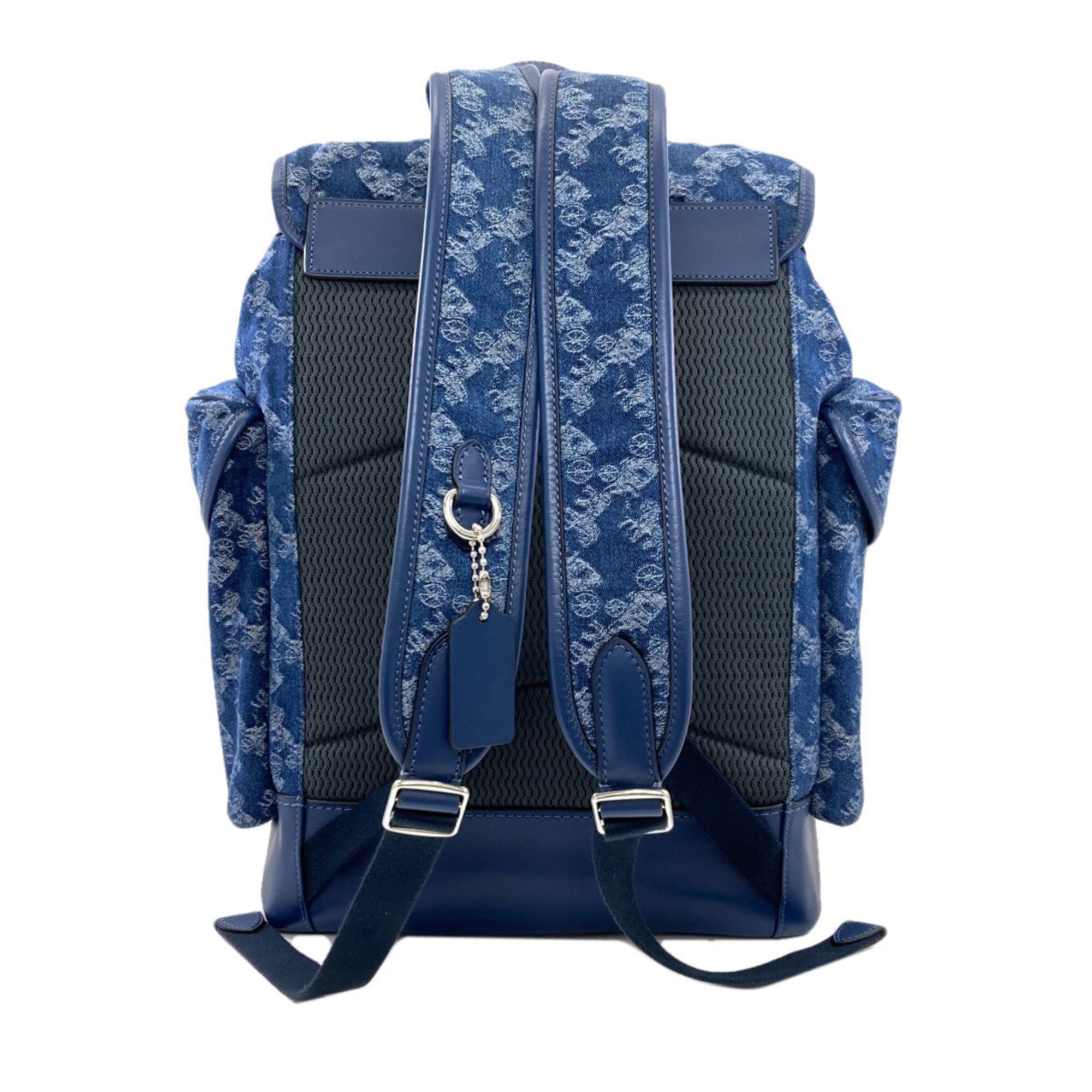 Coach Blue Denim Backpack (Pre-Owned)