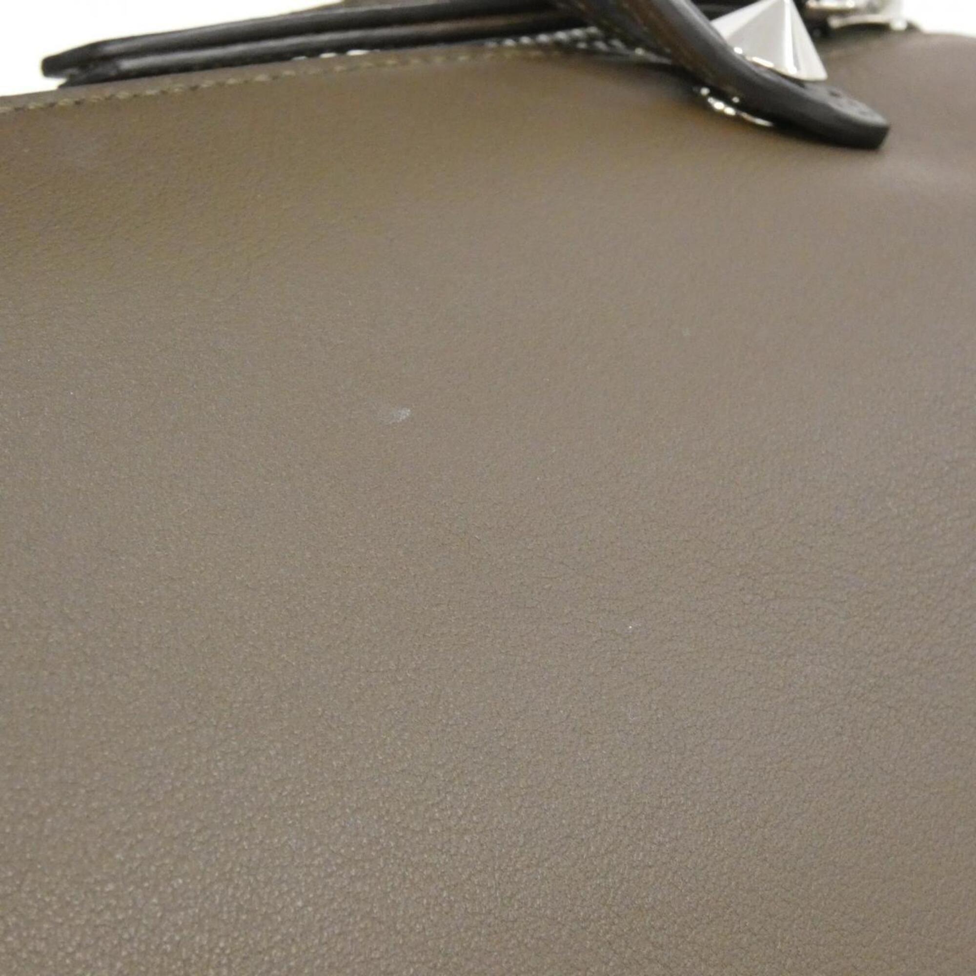 Fendi Brown Leather Handbag (Pre-Owned)