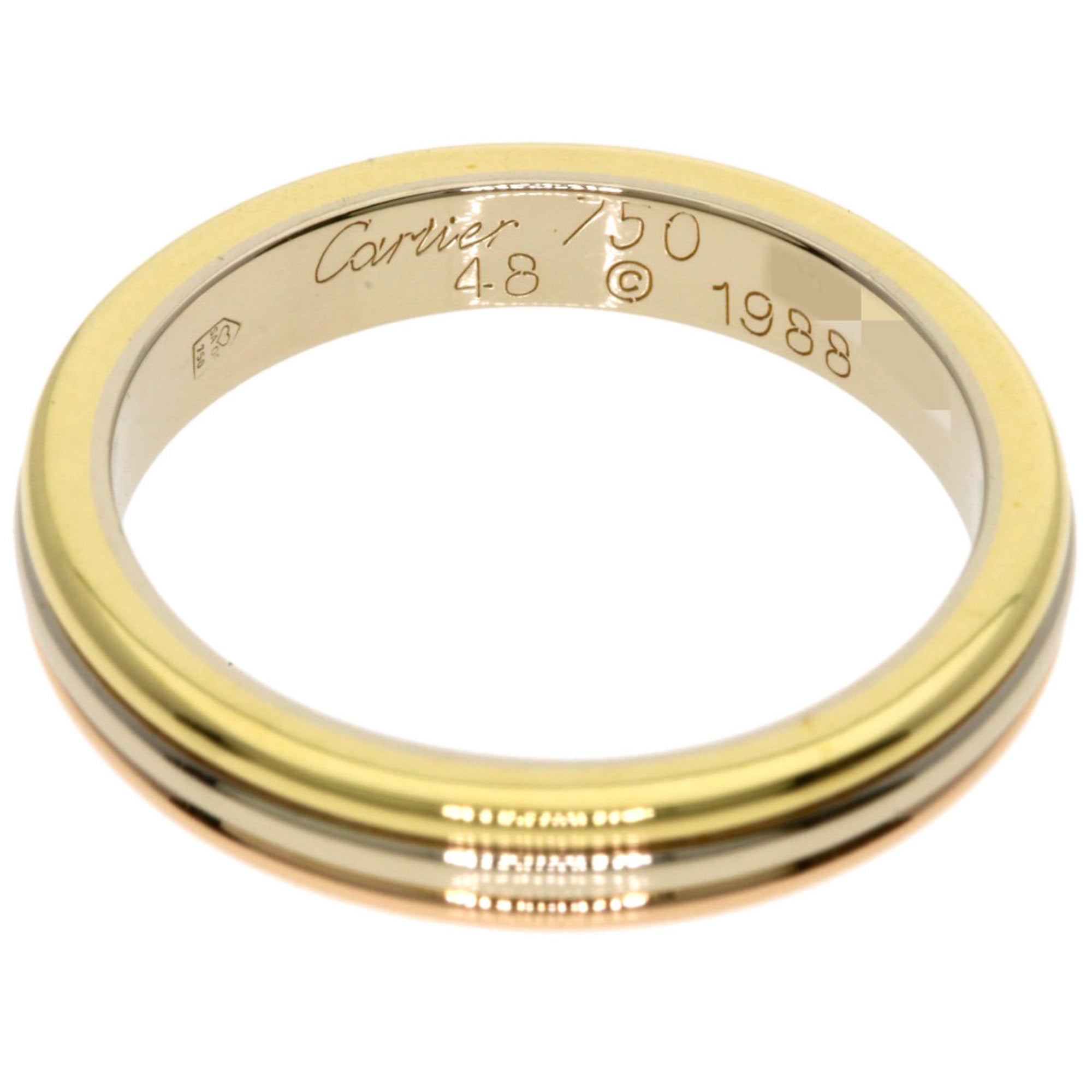 Cartier Yellow Gold (18K) Pink Gold (18K) White Gold (18K) Band Ring (Pre-Owned)
