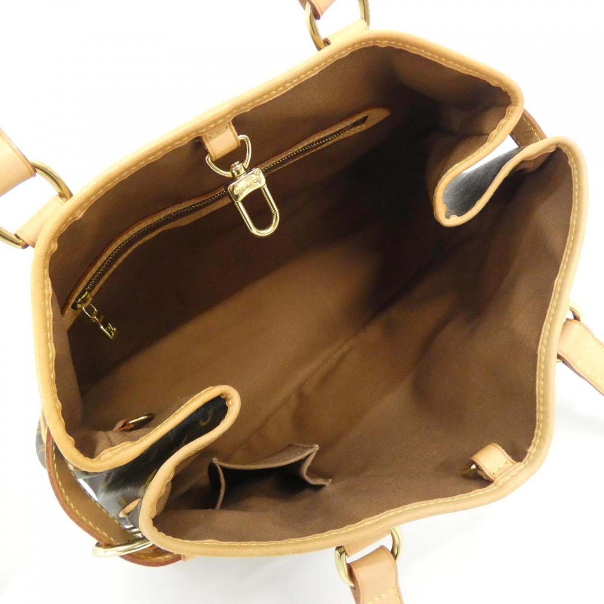 Louis Vuitton Marron Coated Canvas Handbag (Pre-Owned)