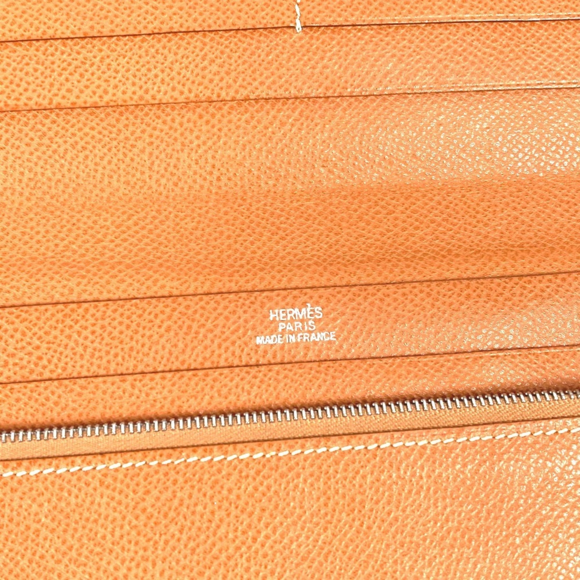Hermes Azap Epsom Leather Long Wallet (Bi-Fold) (Pre-Owned)