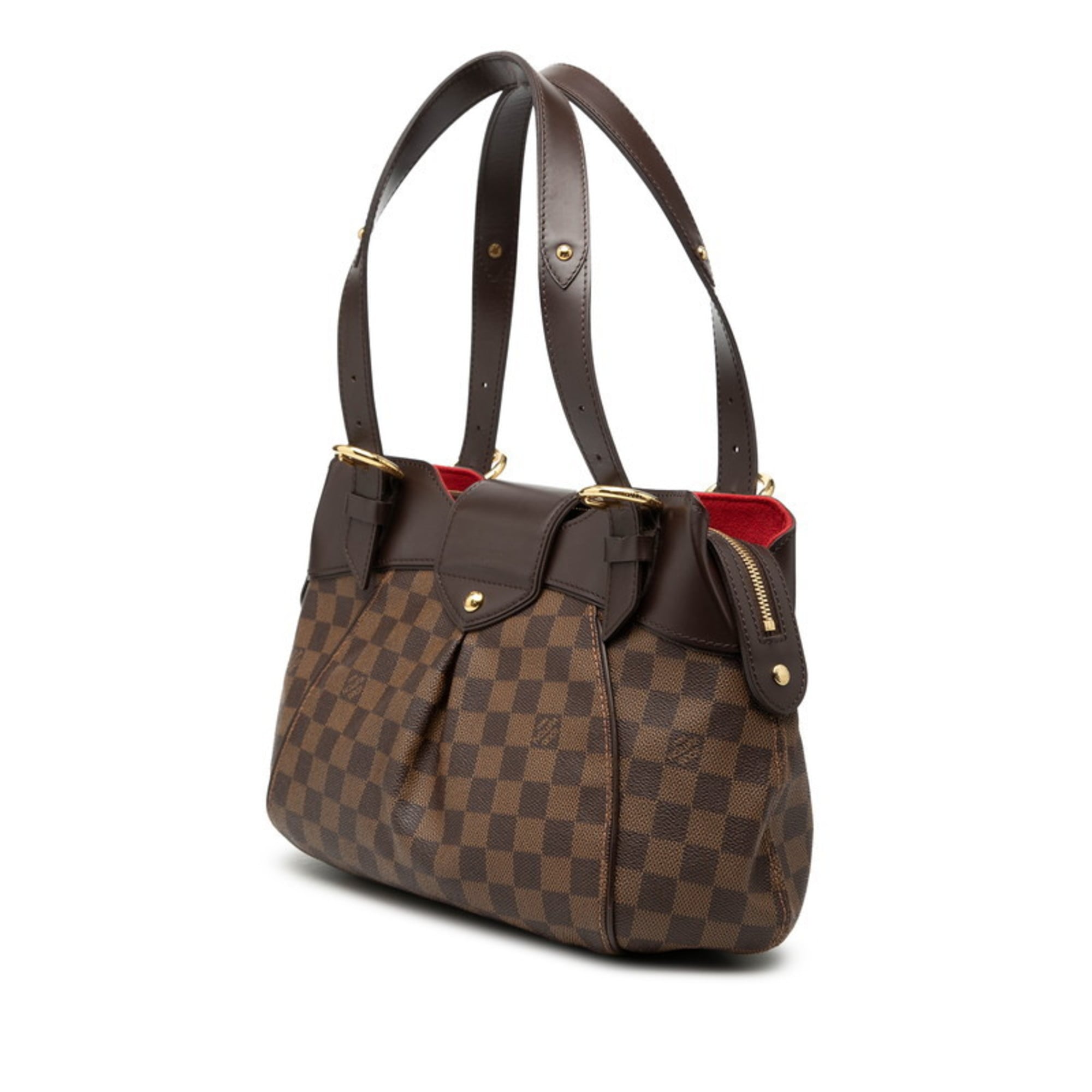 Louis Vuitton Brown Pvc Leather Handbag (Pre-Owned)
