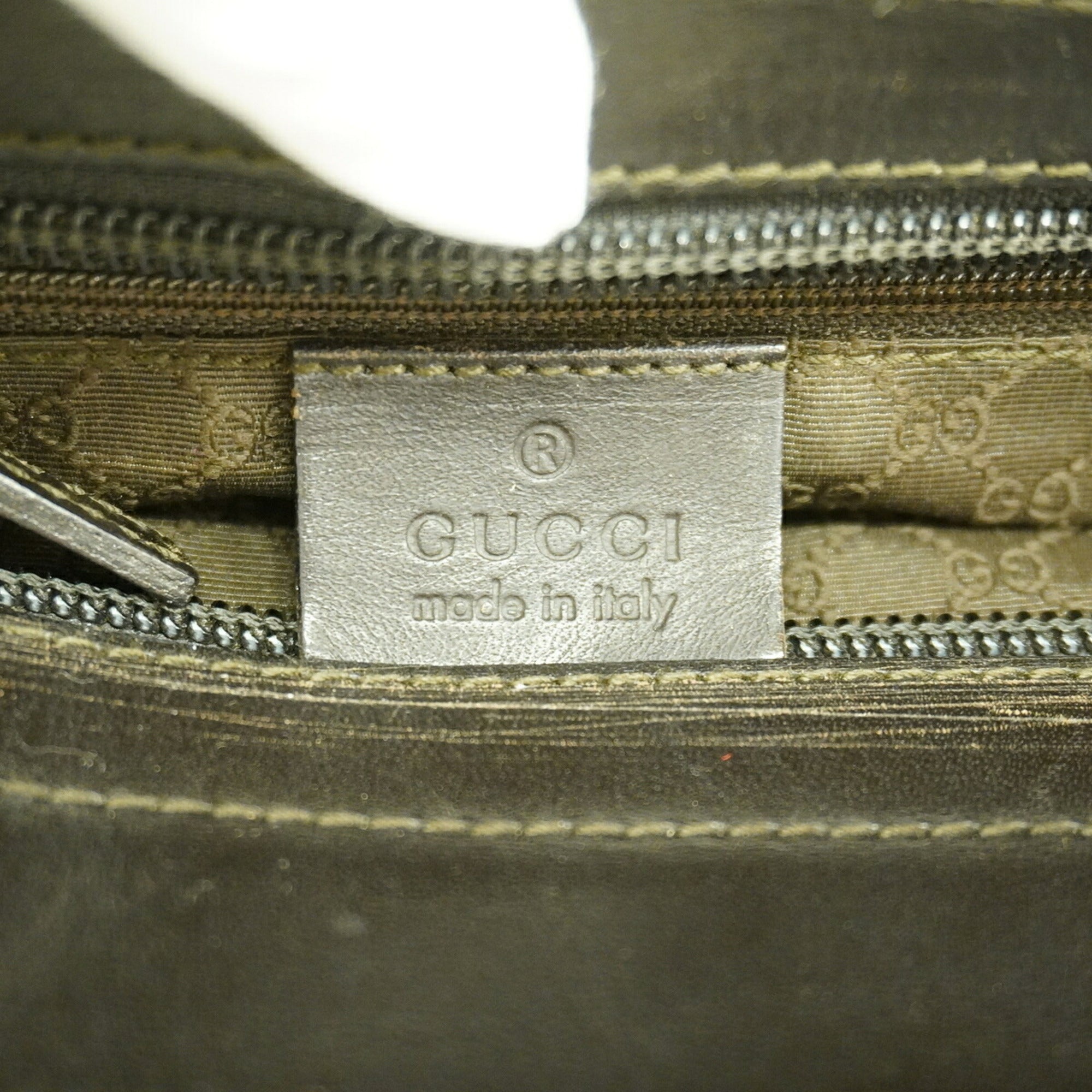 Gucci Brown Canvas Tote Bag (Pre-Owned)