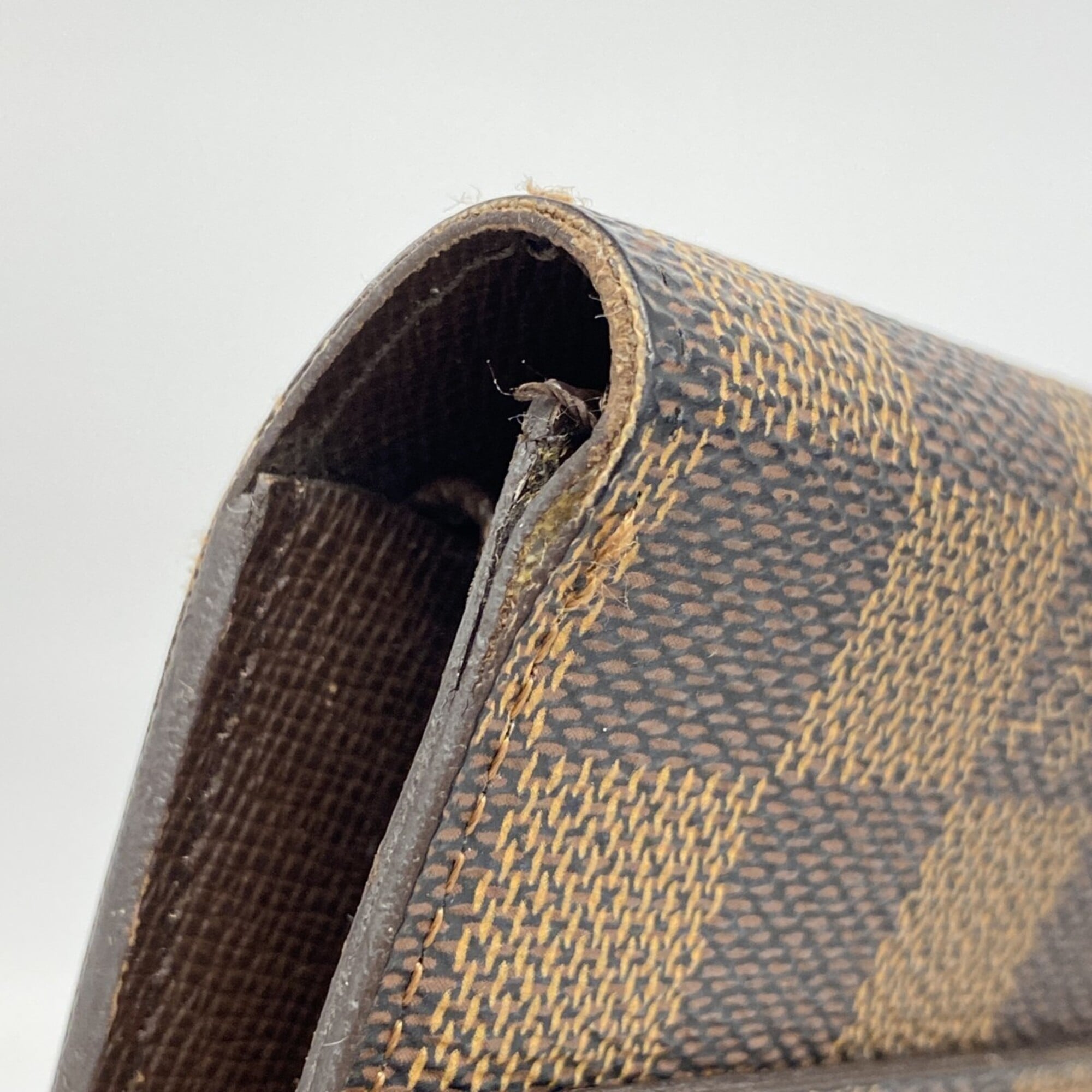 Louis Vuitton Ebene Long Wallet (Tri-Fold) (Pre-Owned)