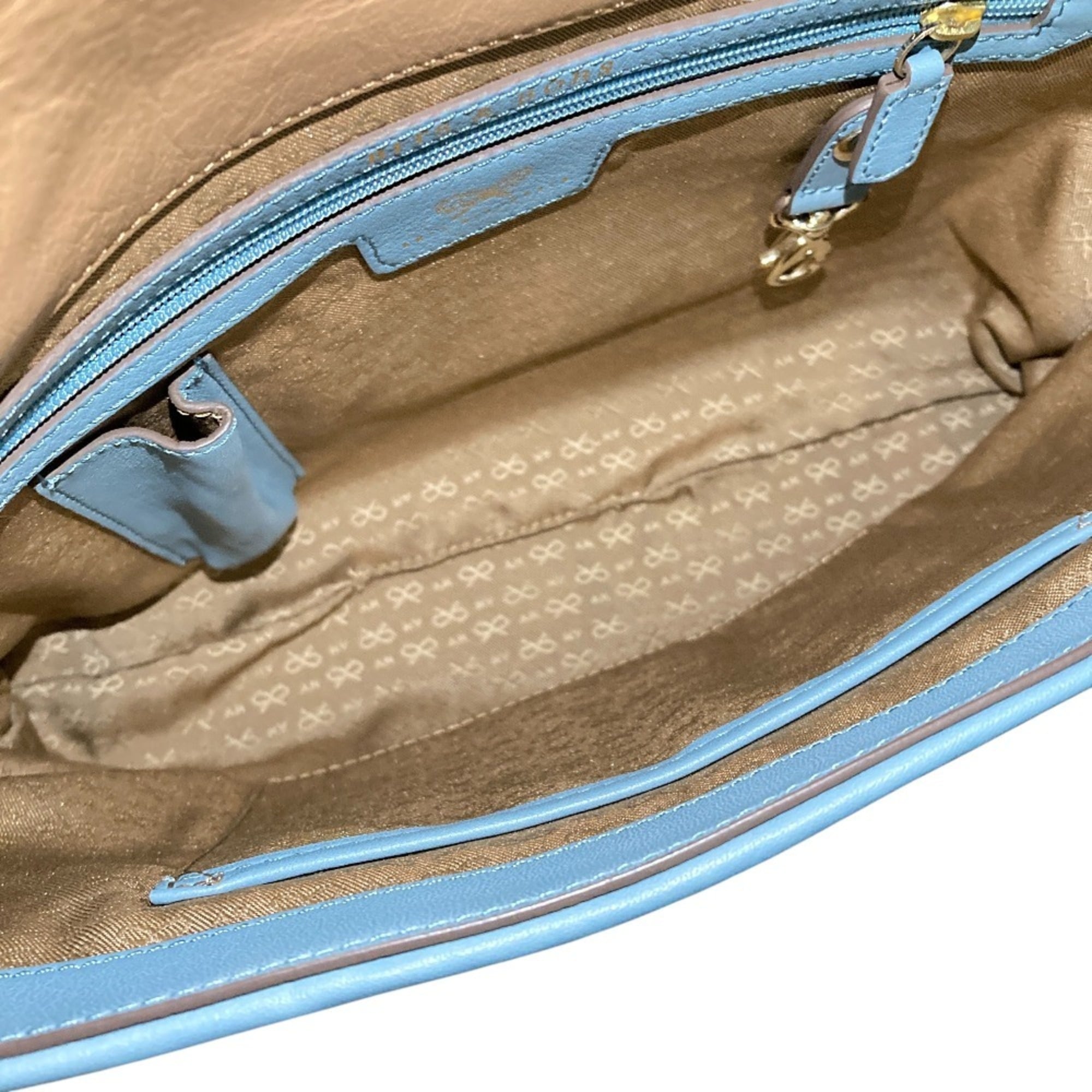 Anya Hindmarch Blue Shoulder Bag (Pre-Owned)