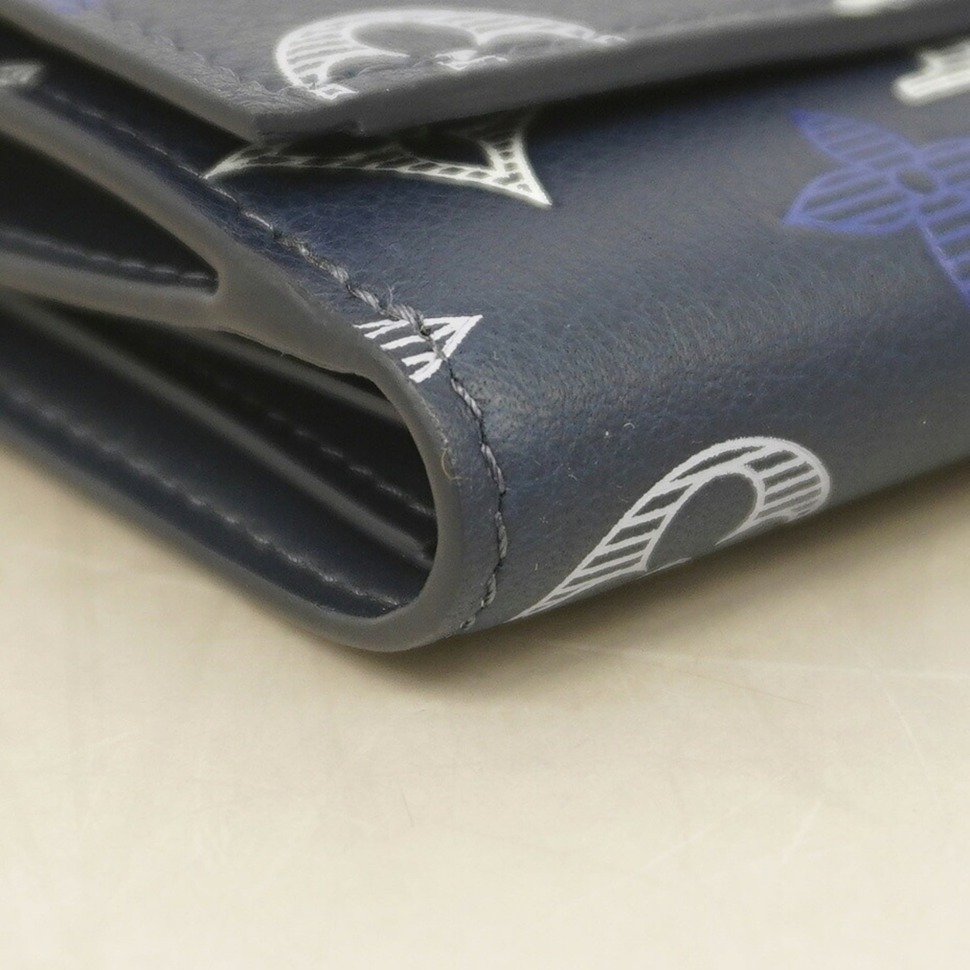 Louis Vuitton Navy Wallet (Tri-Fold) (Pre-Owned)