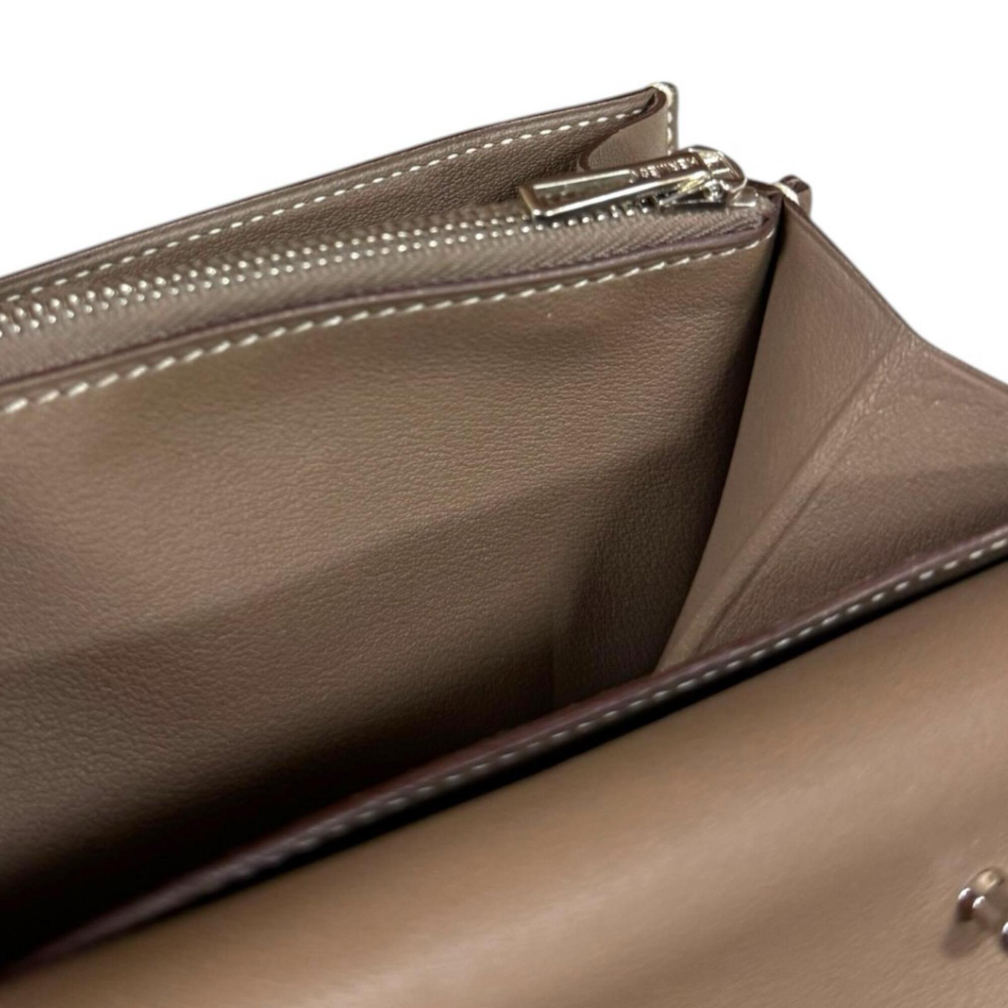 Hermes Beige Swift Leather Shoulder Bag (Pre-Owned)