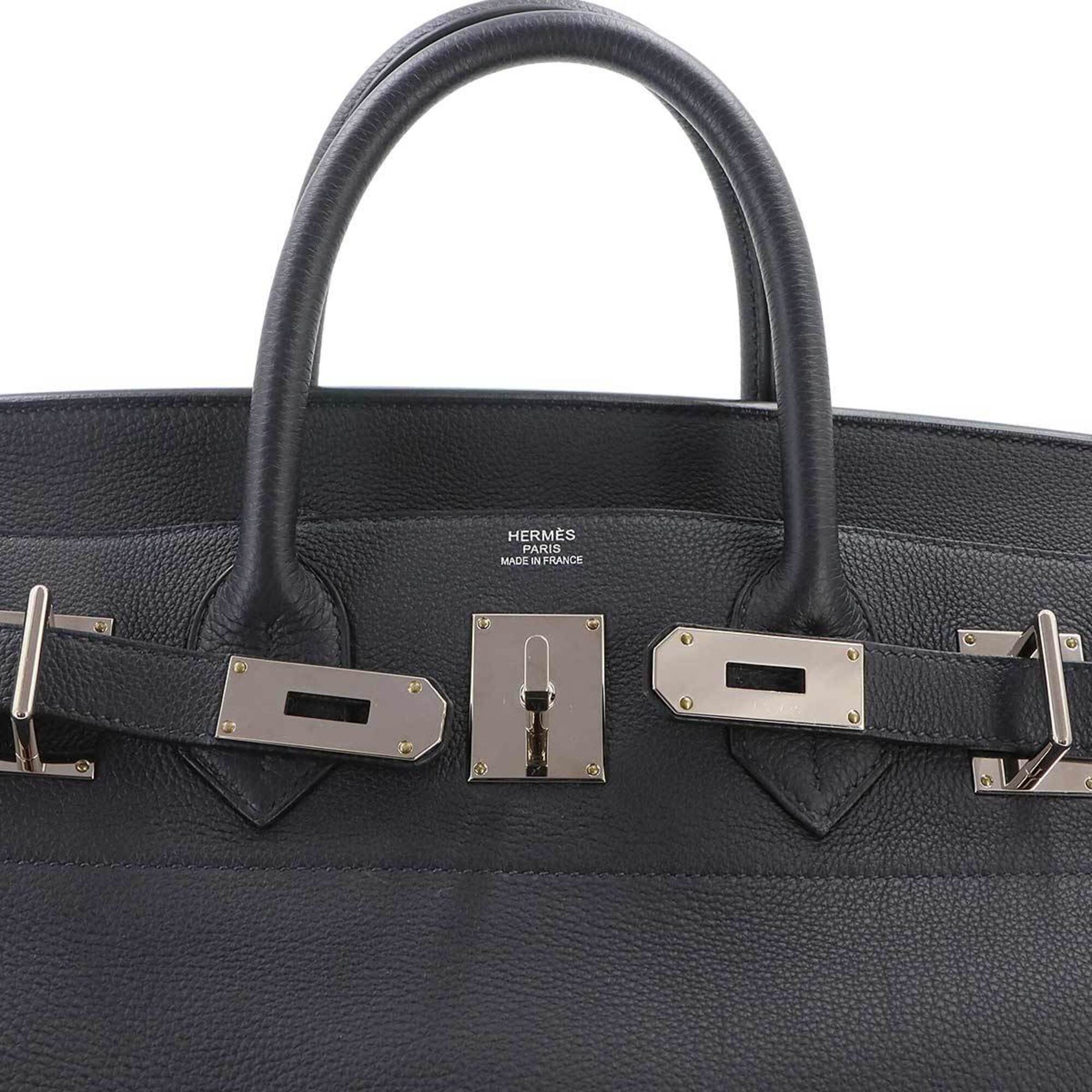 Hermes Black Togo Leather Handbag (Pre-Owned)