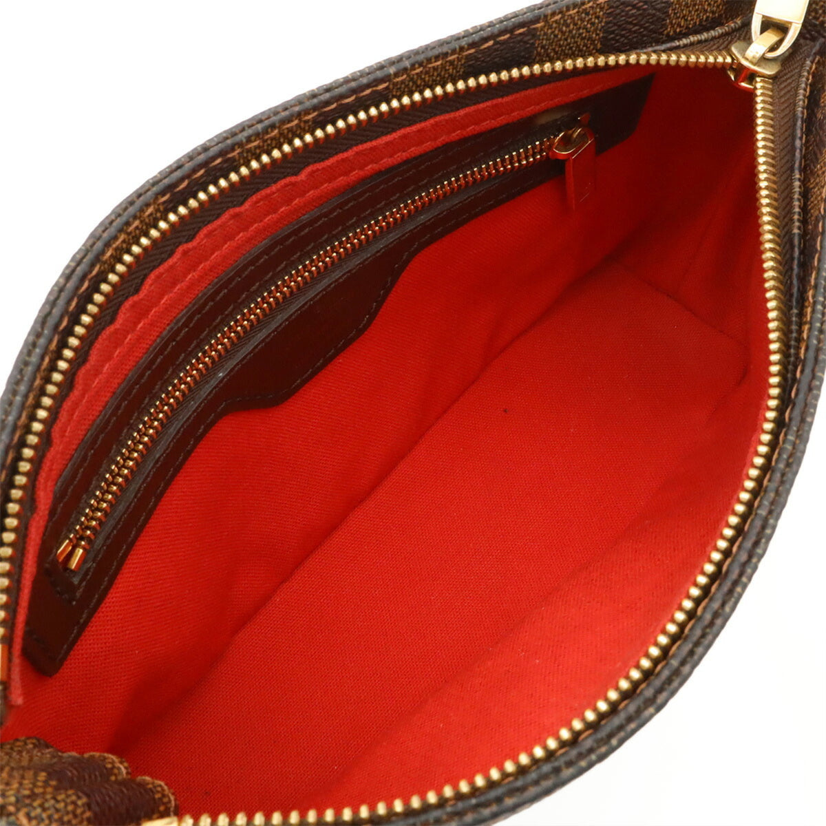 Louis Vuitton Brown Damier Canvas Pvc Pochette Shoulder Bag (Pre-Owned)