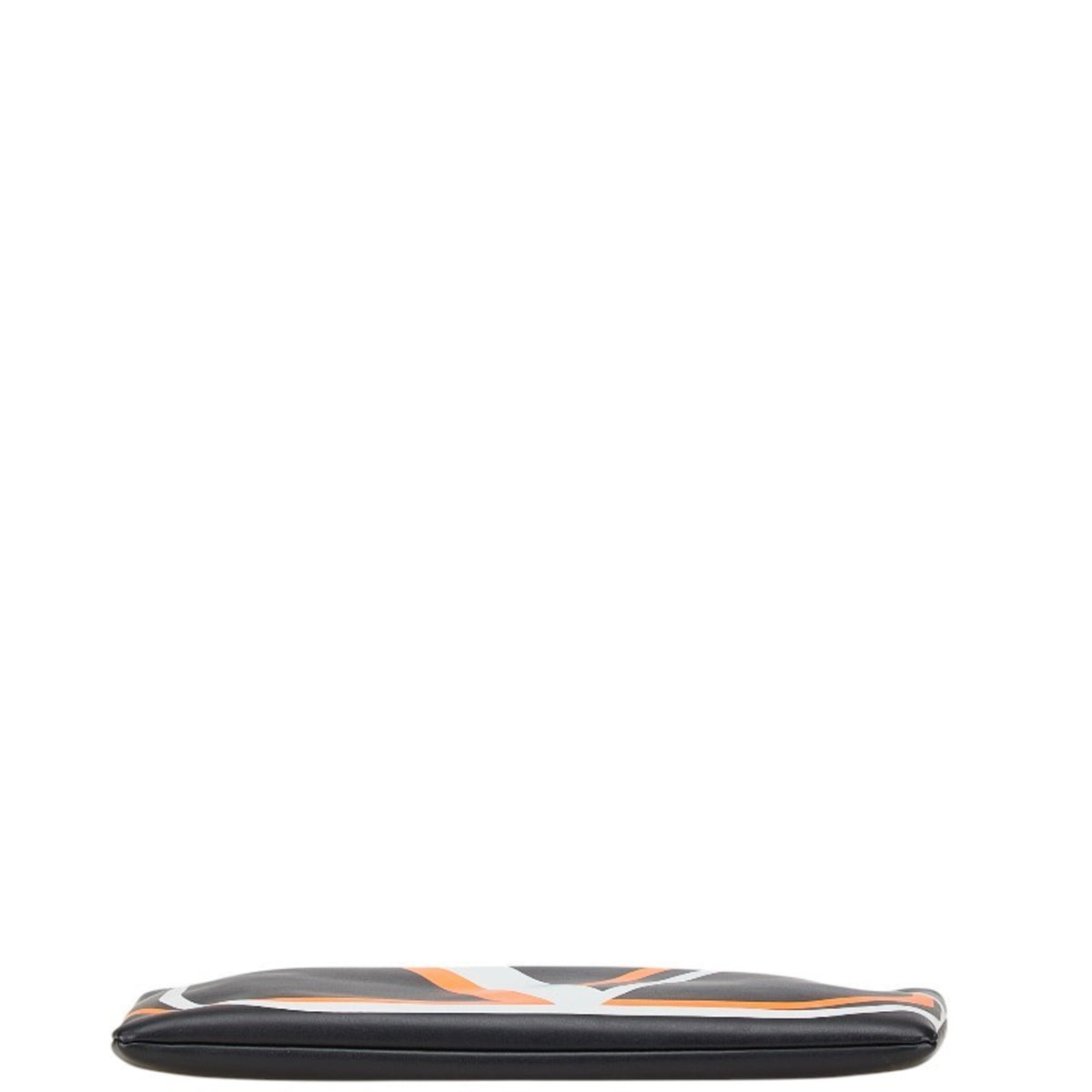 Valentino Black Multi-Color Leather Clutch Bag (Pre-Owned)