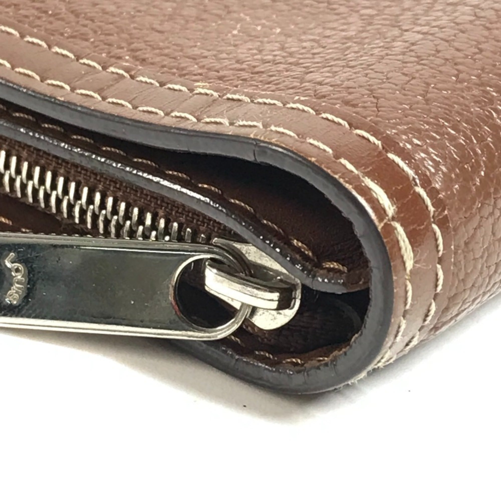 Louis Vuitton Suhali Brown Suhali Leather Wallet (Bi-Fold) (Pre-Owned)
