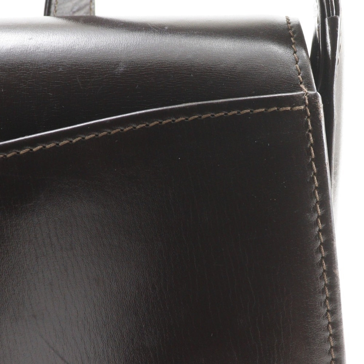 Gucci Brown Leather Shoulder Bag (Pre-Owned)