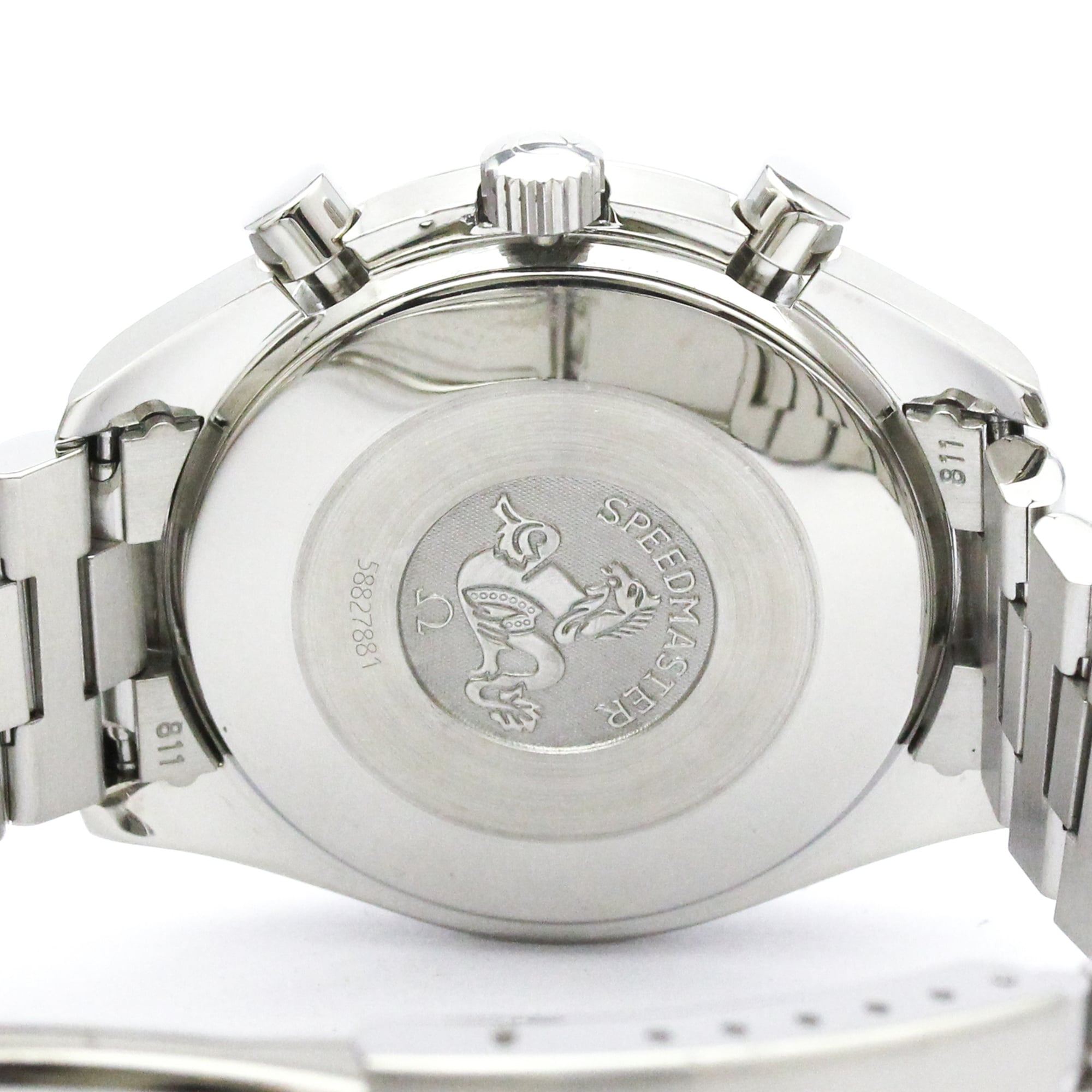 Omega Speedmaster Reduced Chronograph Automatic Watch Stainless Steel Watch (Pre-Owned)