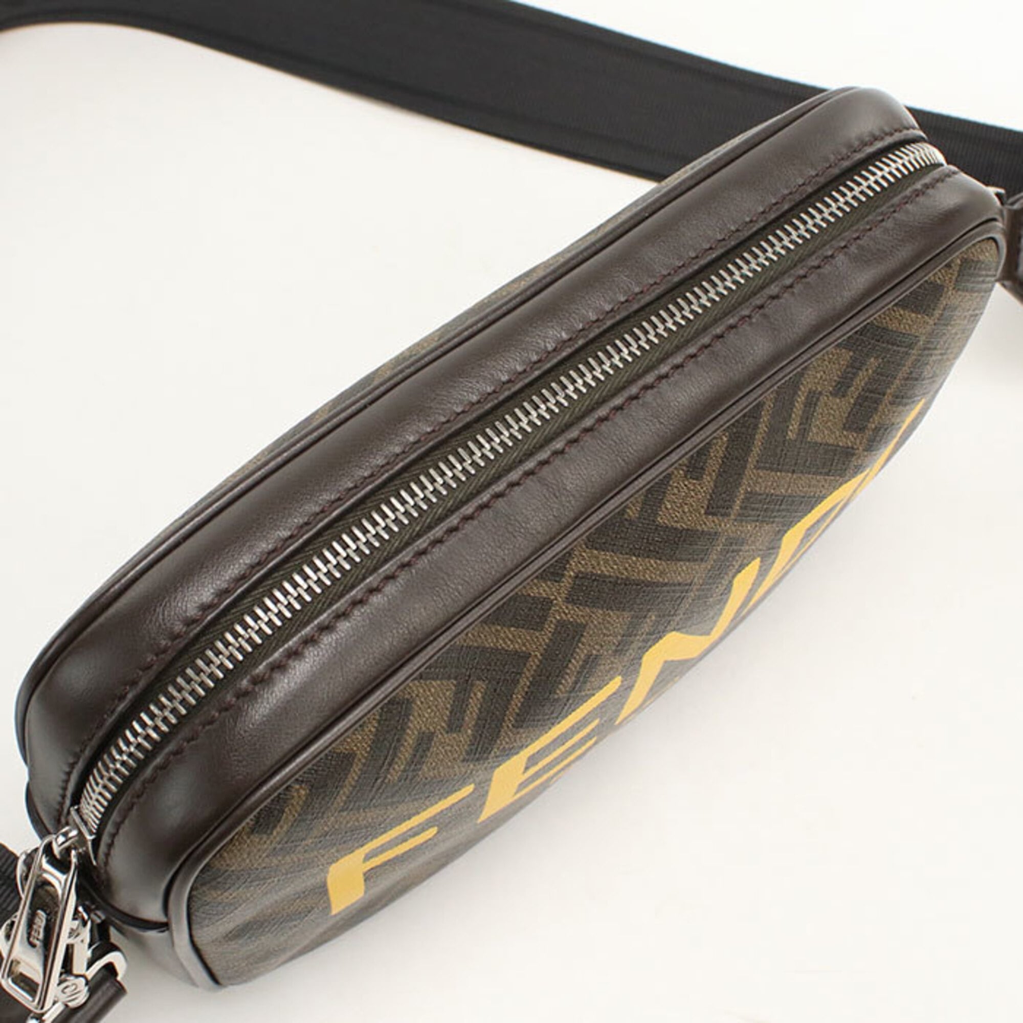 Fendi Brown Pvc Shoulder Bag (Pre-Owned)