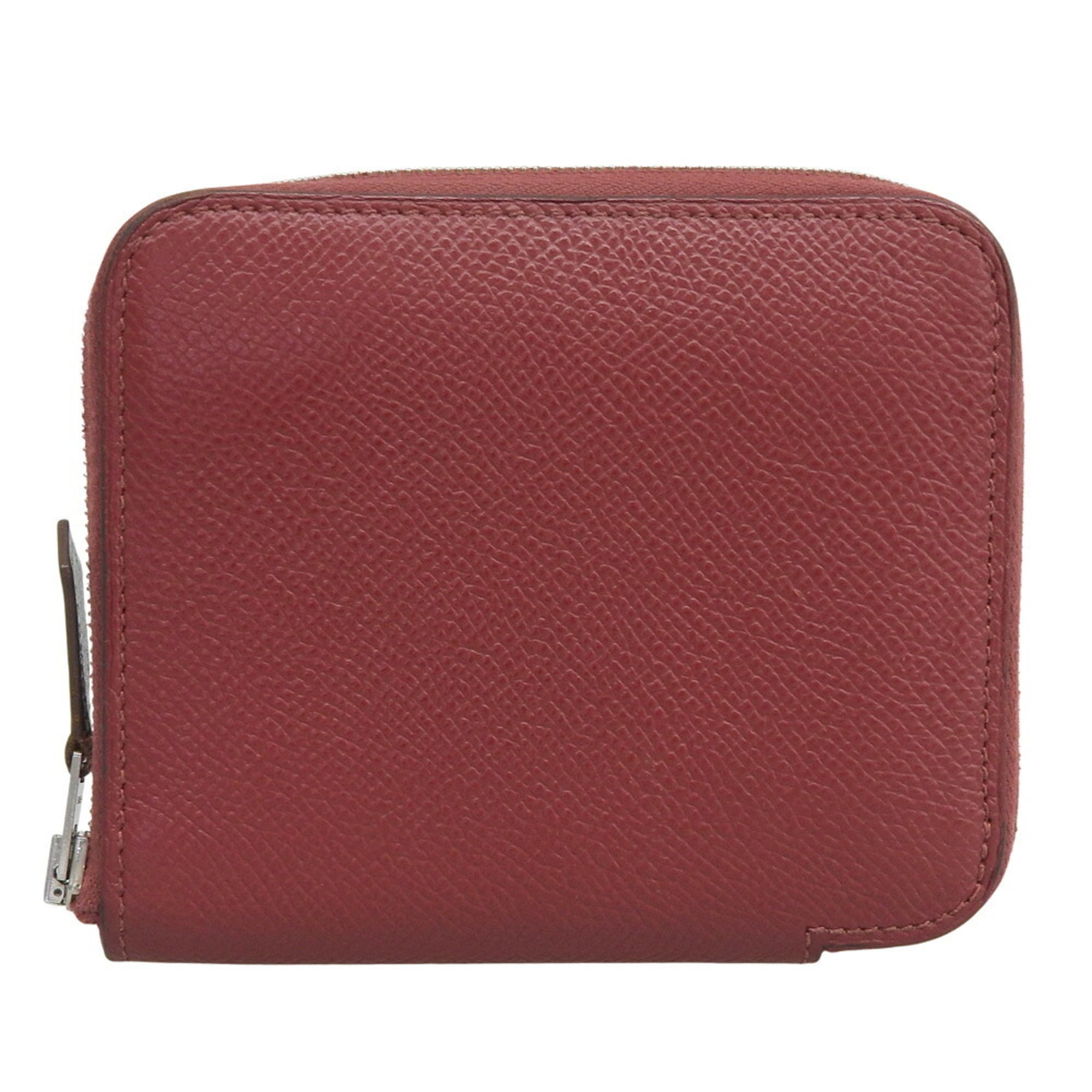 Hermes Red Color Epsom Leather Coin Purse/Coin Case (Pre-Owned)