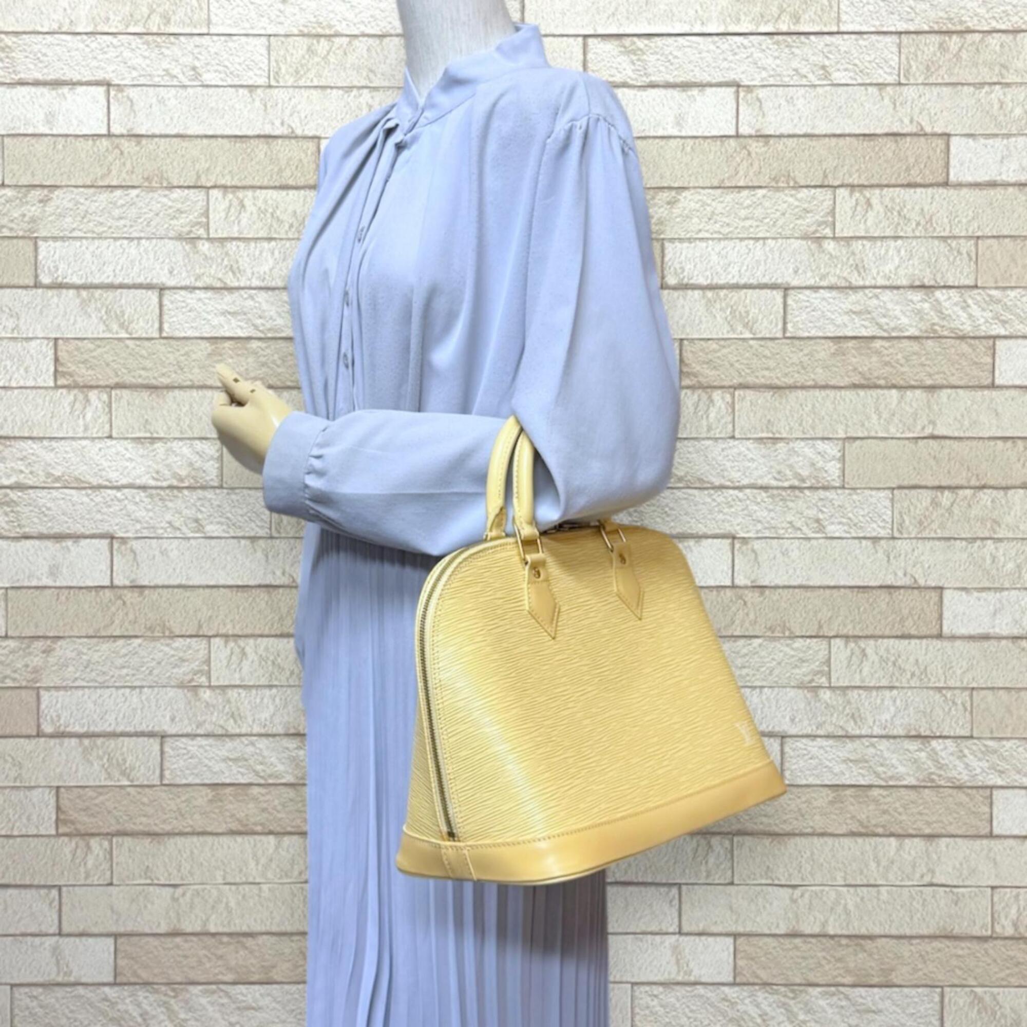 Louis Vuitton Epi Beige Epi Leather Handbag (Pre-Owned)