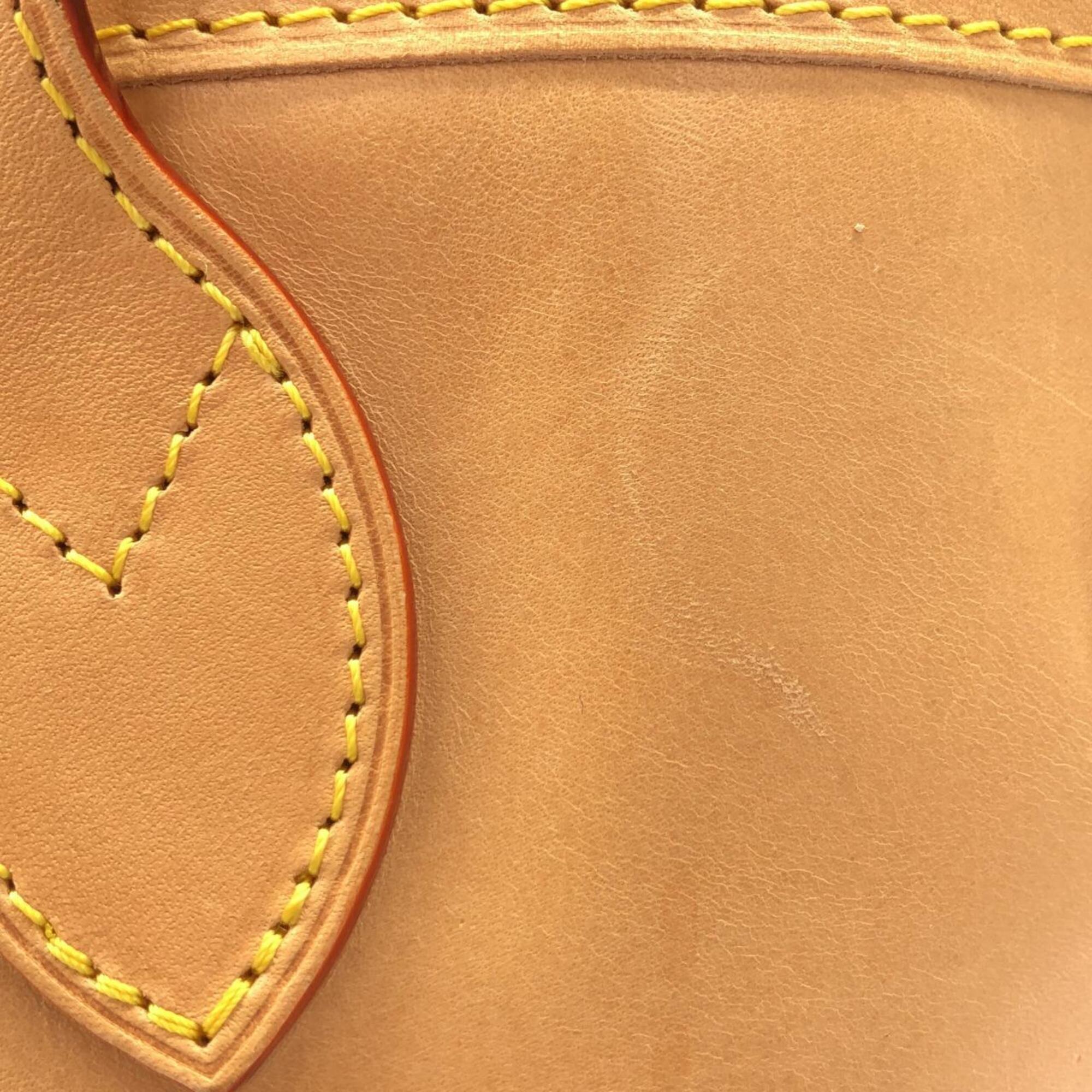 Louis Vuitton Beige Leather Handbag (Pre-Owned)