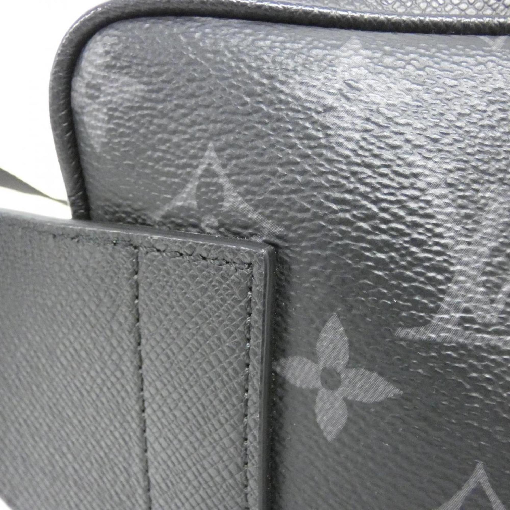 Louis Vuitton Black Coated Canvas Shoulder Bag (Pre-Owned)