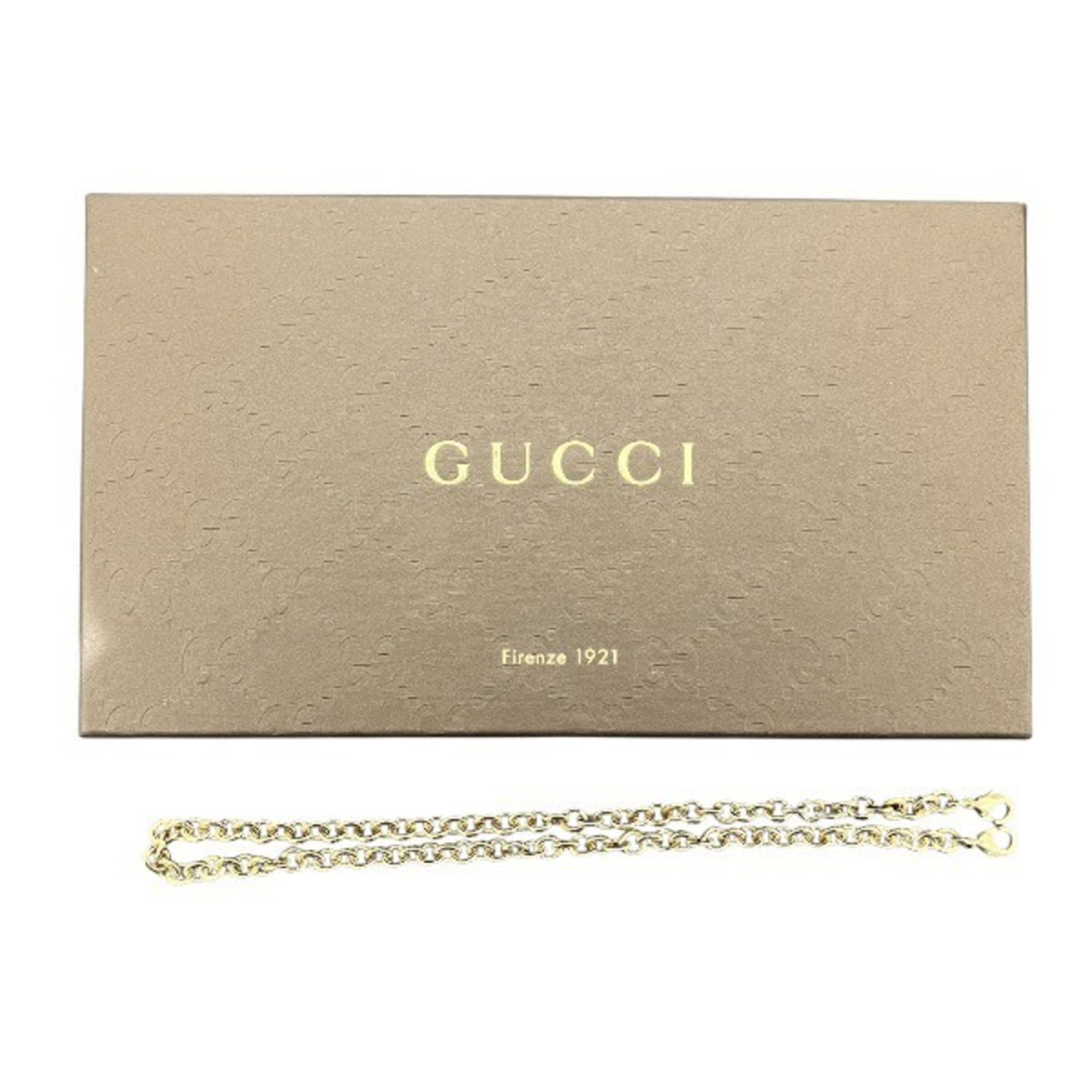 Gucci Black Leather Chain/Shoulder Wallet (Pre-Owned)