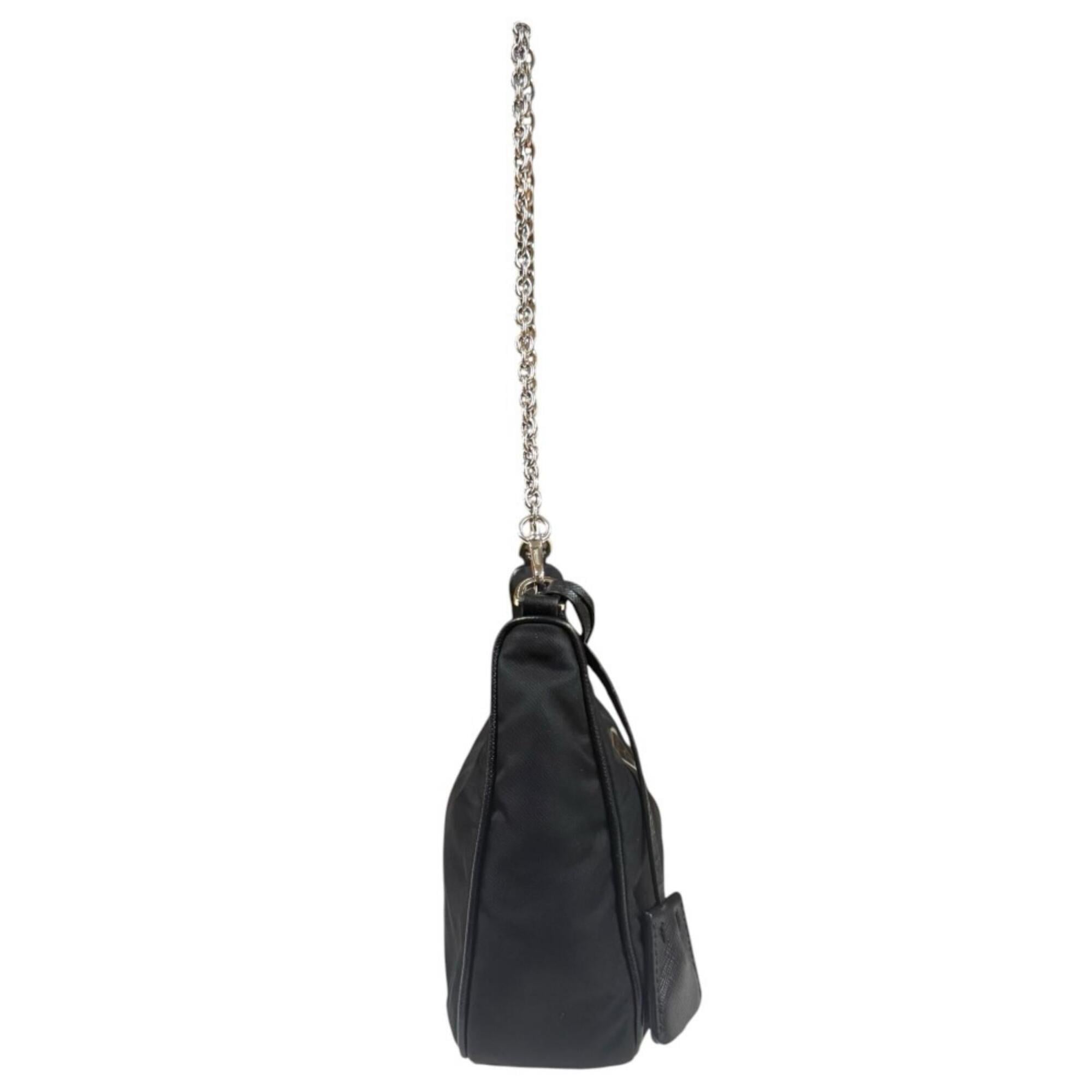 Prada Black Nylon Shoulder Bag (Pre-Owned)