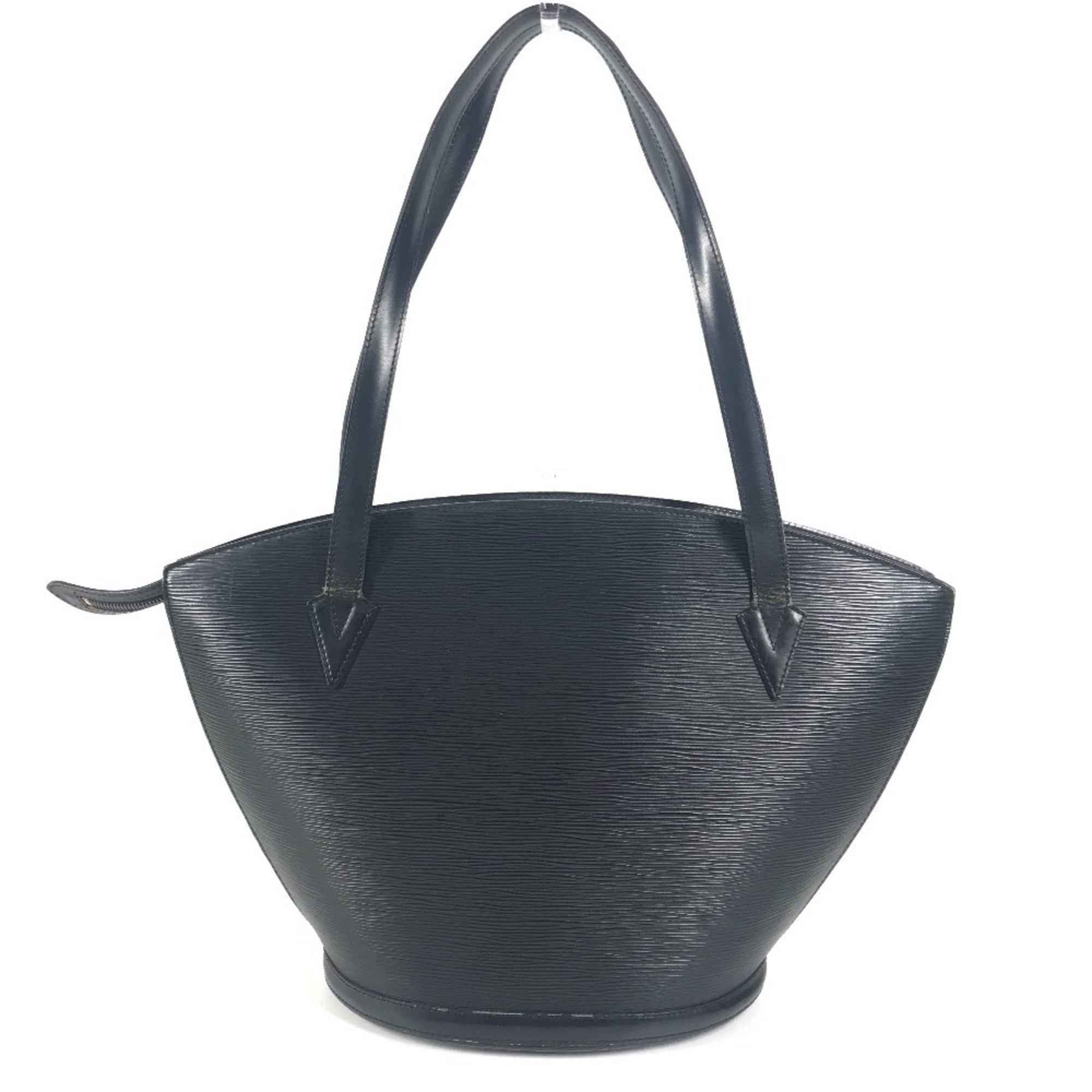 Louis Vuitton Black Noir Epi Leather Shoulder Bag Tote Bag (Pre-Owned)