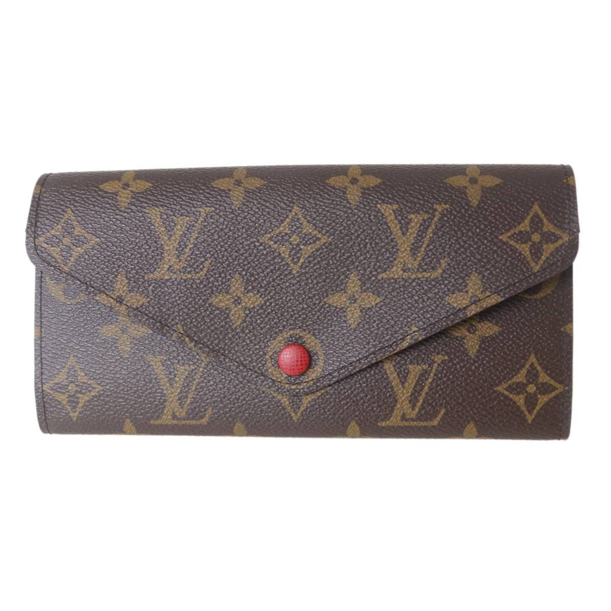 Louis Vuitton Monogram Fuchsia Monogram Long Wallet (Bi-Fold) (Pre-Owned)