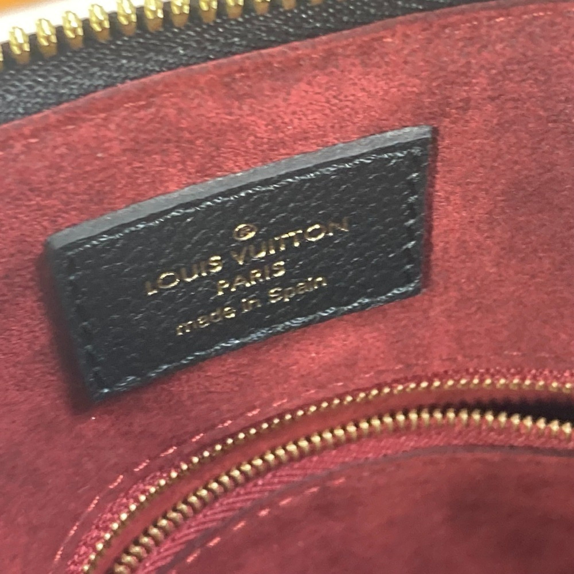 Louis Vuitton Black Monogram Empreinte Boston Bag Handbag Shoulder Bag (Pre-Owned)