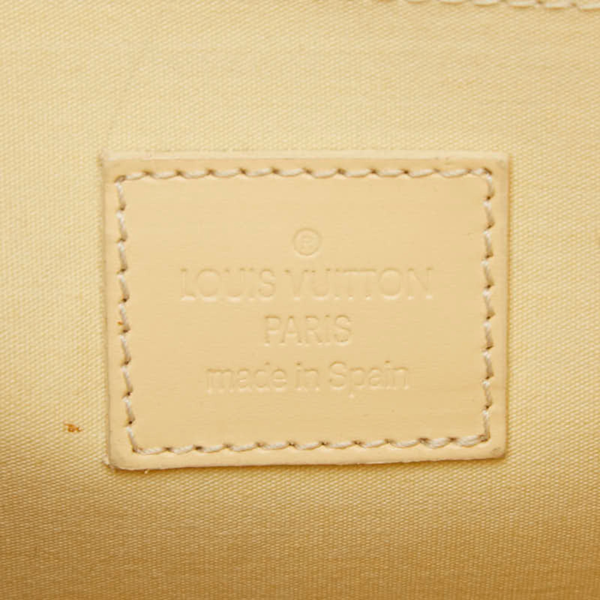Louis Vuitton Yellow Leather Handbag Tote Bag (Pre-Owned)