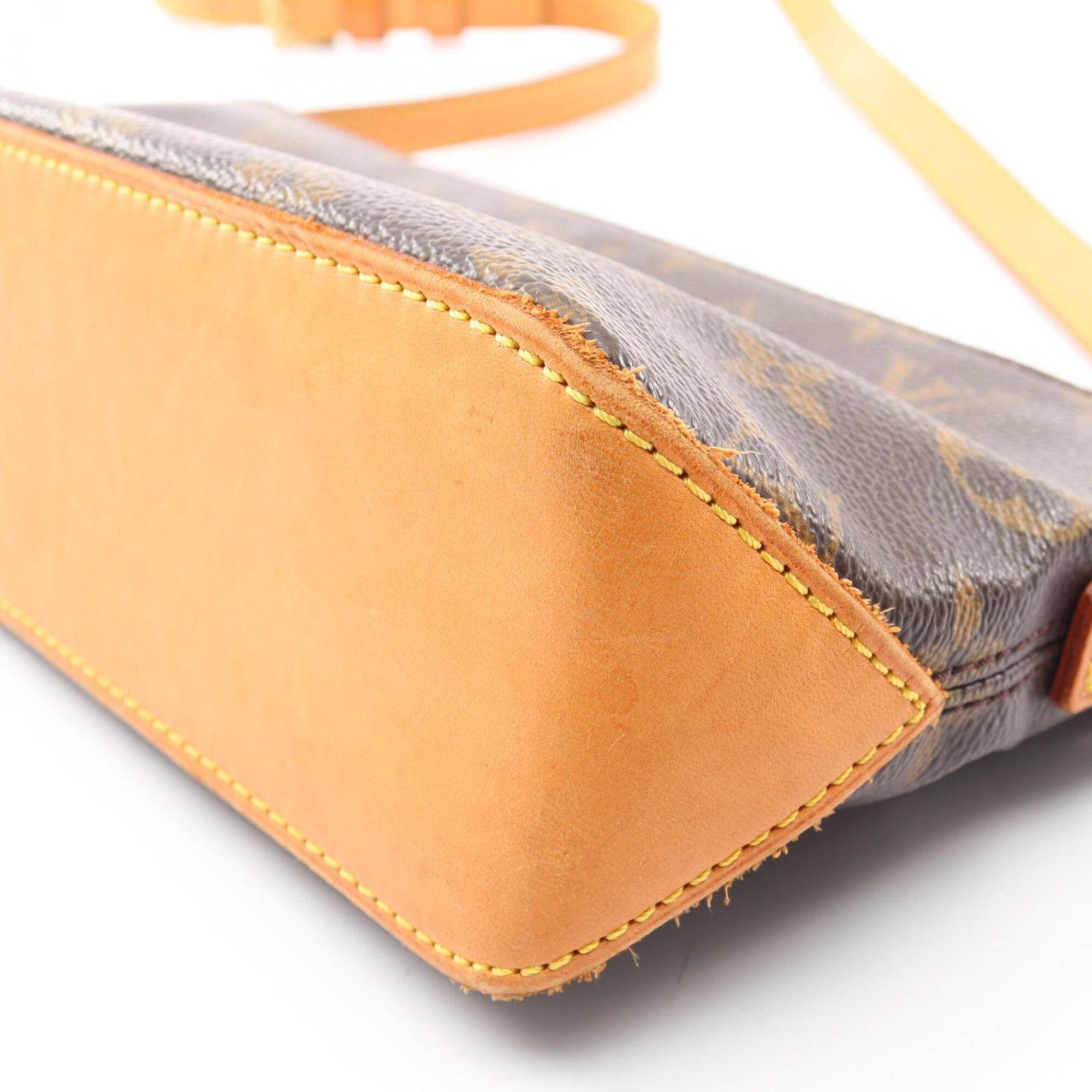 Louis Vuitton Brown Coated Canvas Pvc Monogram Leather Handbag Shoulder Bag (Pre-Owned)