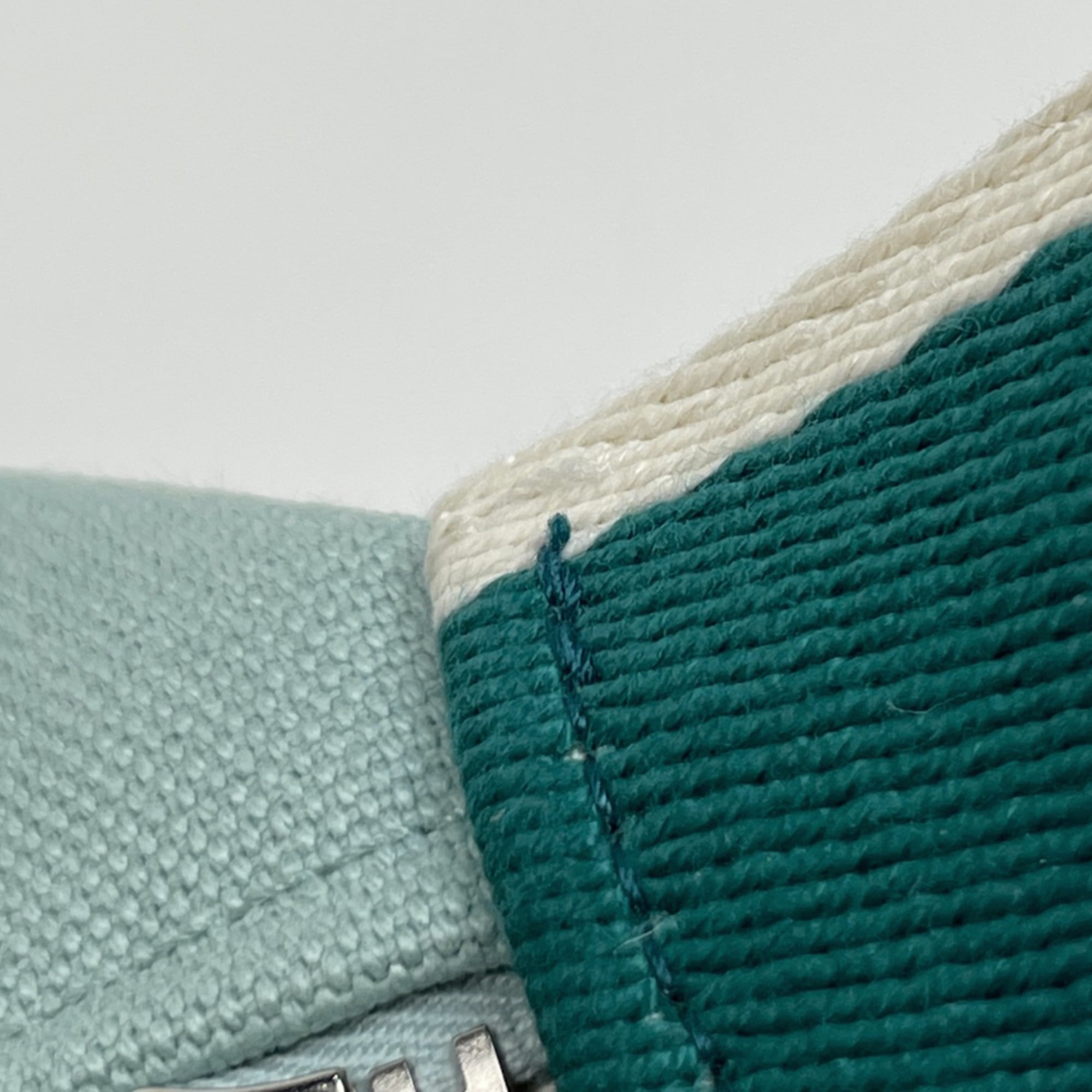 Hermes Light Blue Cotton Handbag Pouch (Pre-Owned)