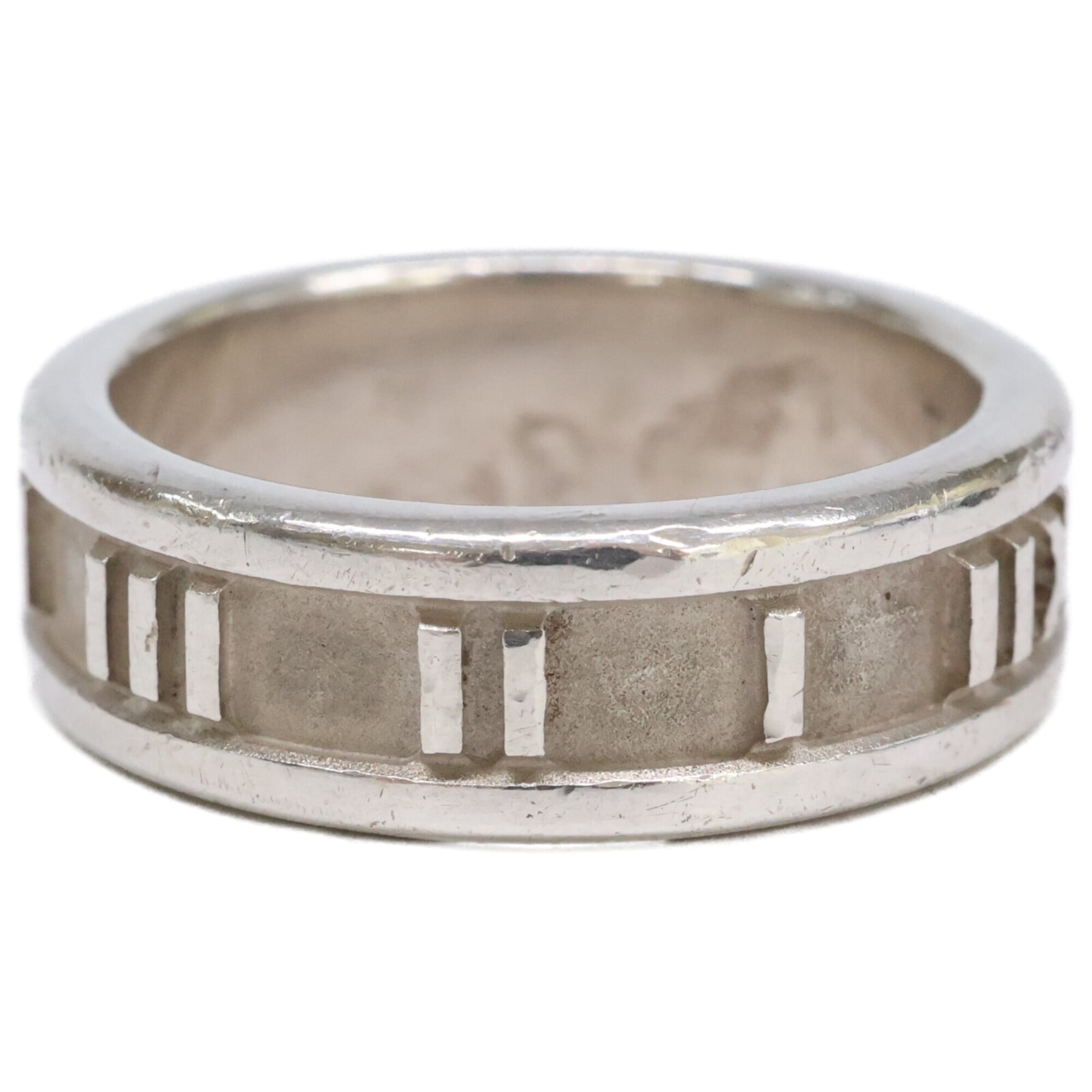 Tiffany Silver Silver 925 Band Ring (Pre-Owned)