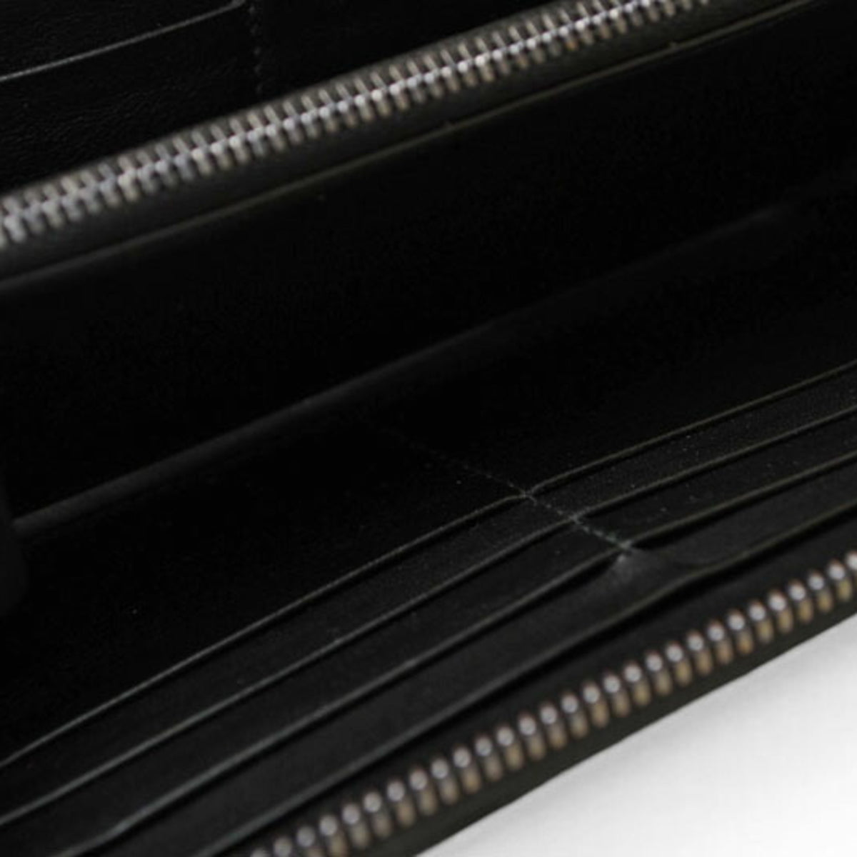Jimmy Choo Black Leather Long Wallet (Bi-Fold) (Pre-Owned)