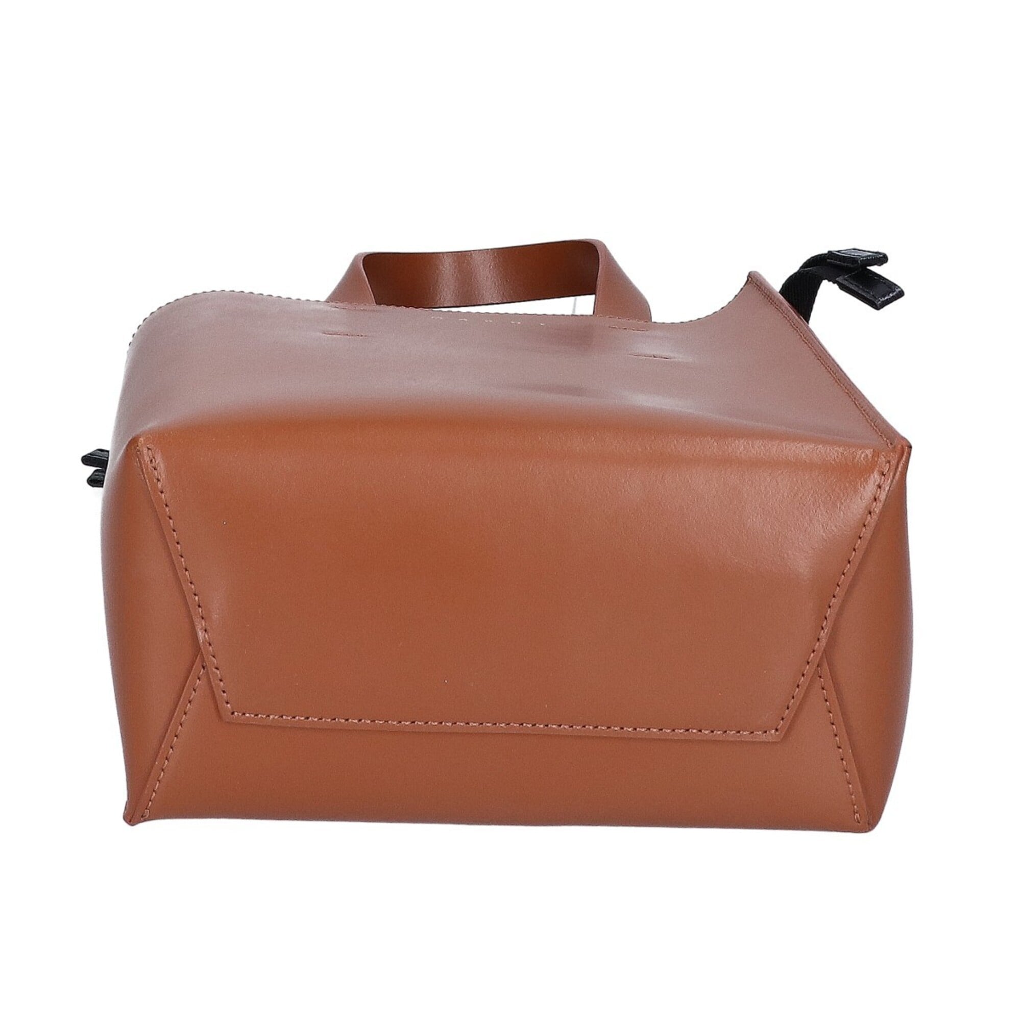 Marni Brown Leather Tote Bag (Pre-Owned)