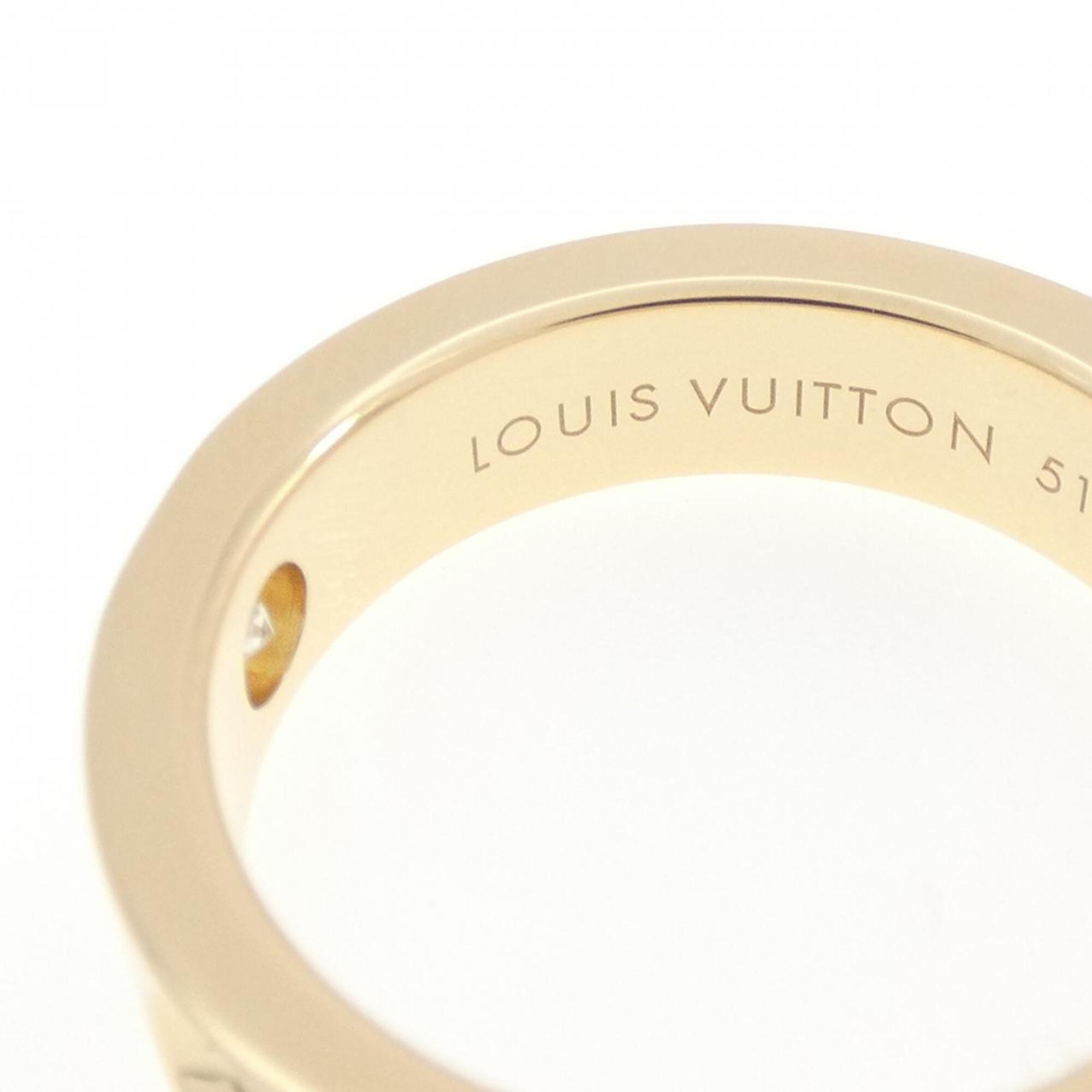 Louis Vuitton Yellow Gold (18K) Band Ring (Pre-Owned)