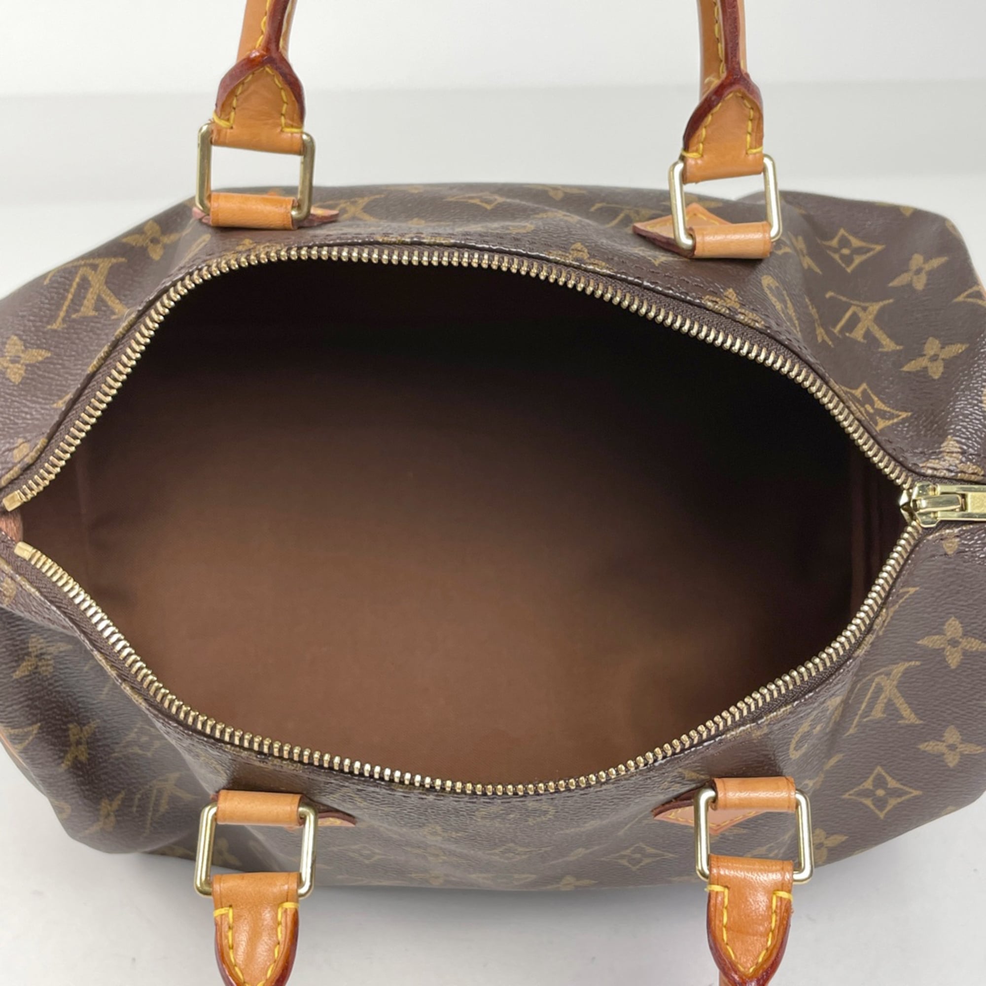Louis Vuitton Brown Monogram Boston Bag Handbag (Pre-Owned)