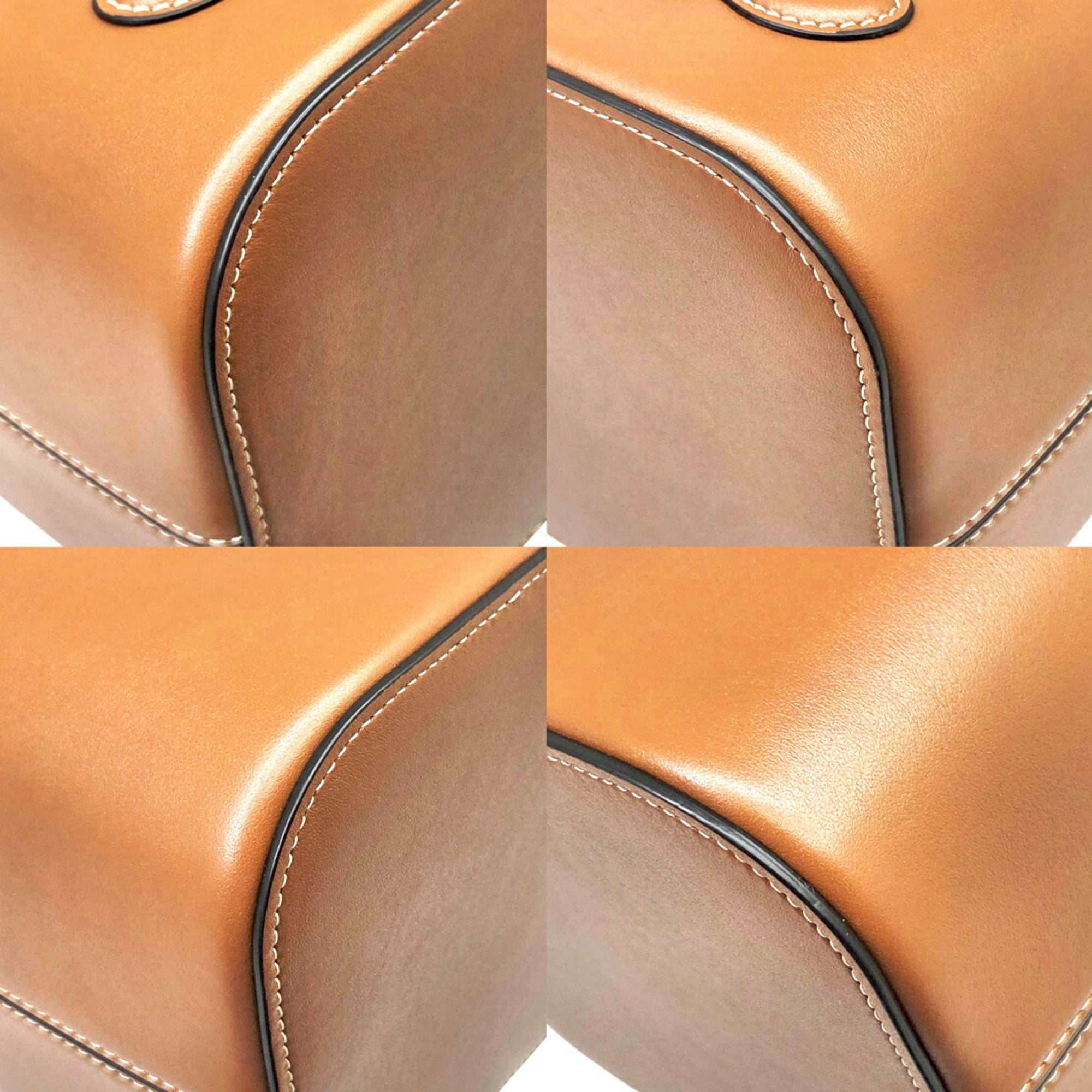 Celine Brown Leather Shoulder Bag (Pre-Owned)