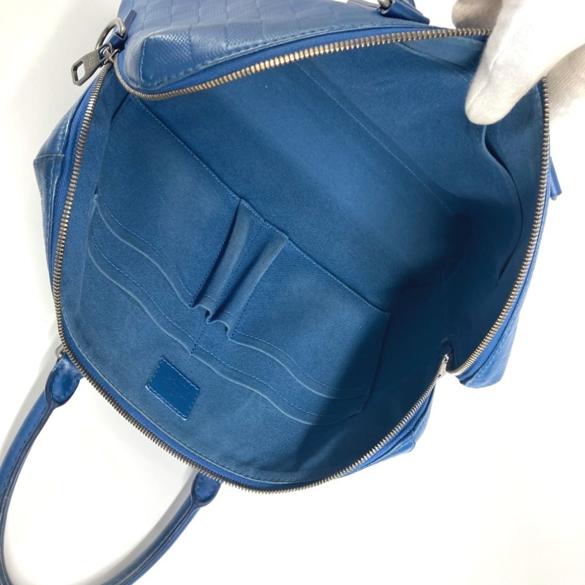 Louis Vuitton Damier Infini Blue Damier Infini Briefcase Handbag (Pre-Owned)