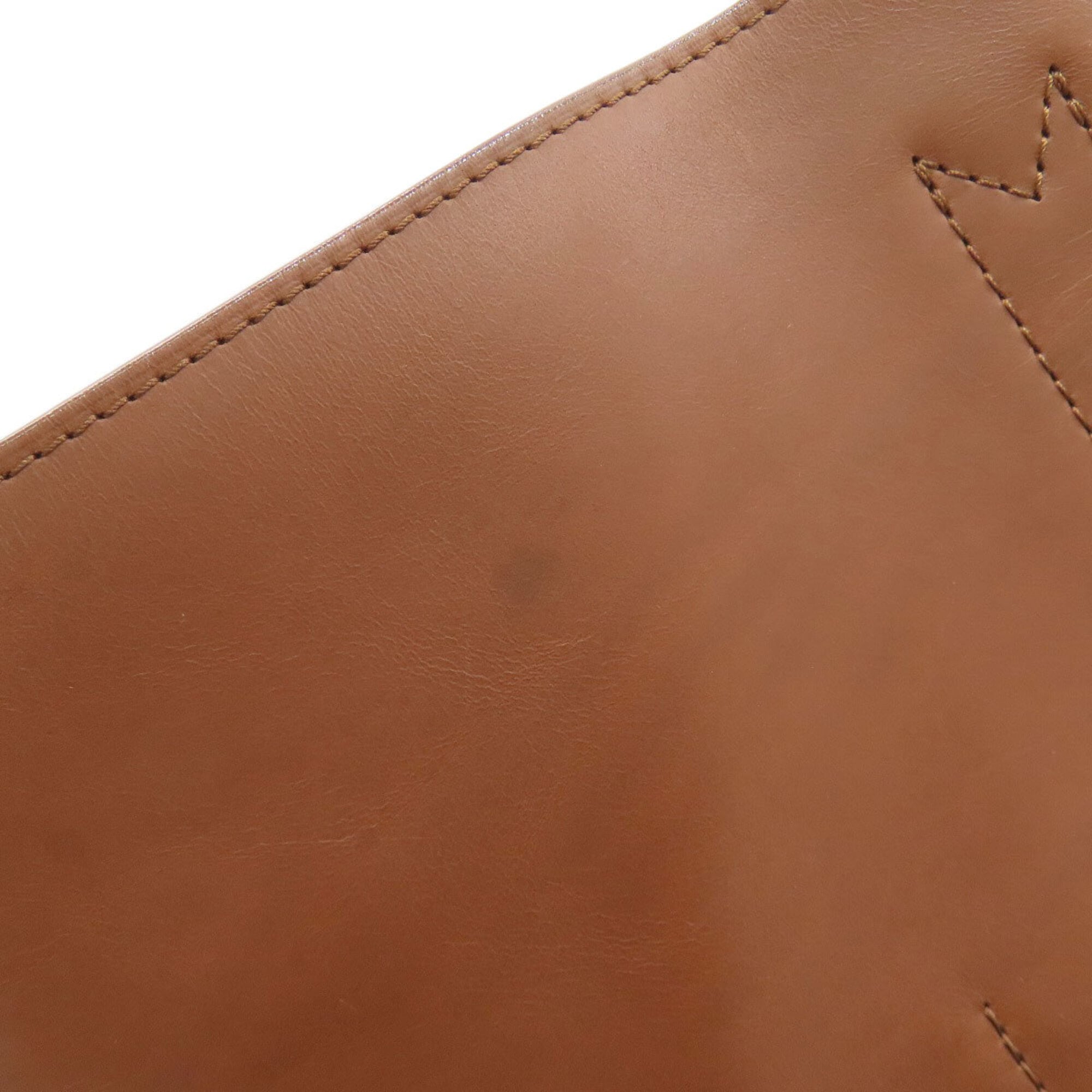 Louis Vuitton Brown Leather Tote Bag (Pre-Owned)