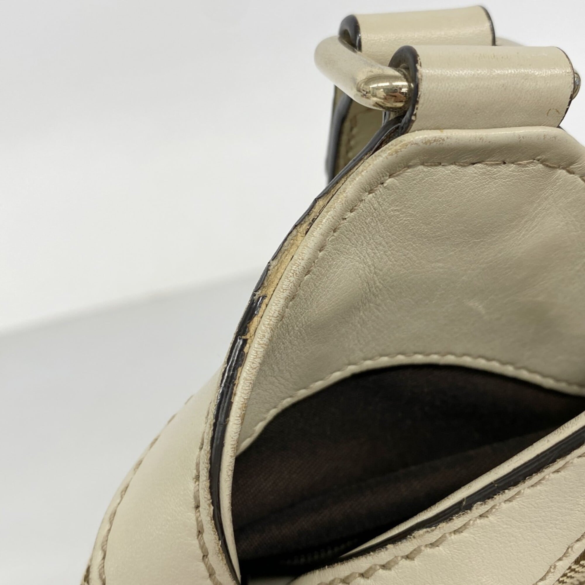 Gucci Beige Canvas Tote Bag (Pre-Owned)