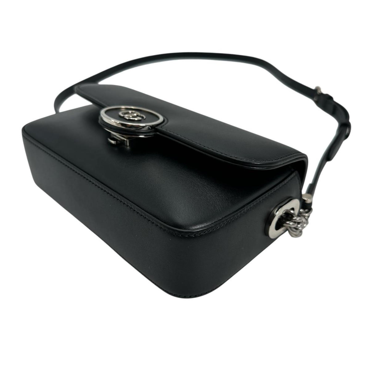 Gucci Black Leather Shoulder Bag (Pre-Owned)