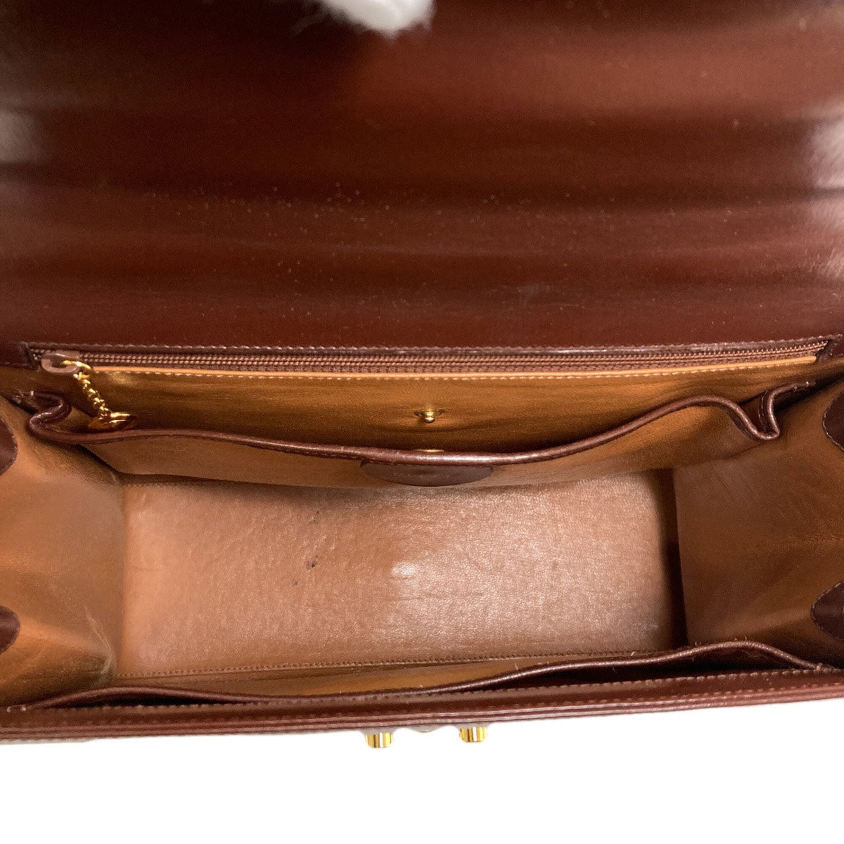 Gucci Brown Leather Handbag (Pre-Owned)