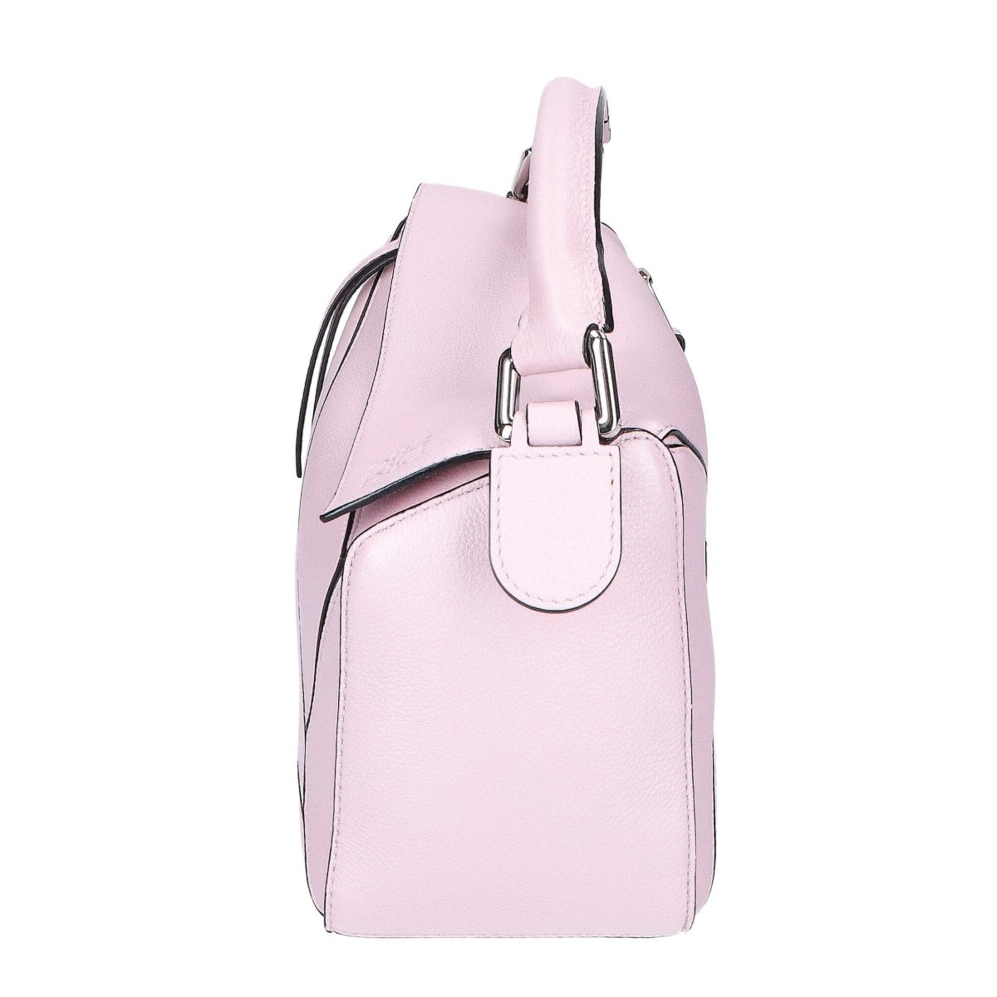 Loewe Pink Leather Handbag Shoulder Bag (Pre-Owned)