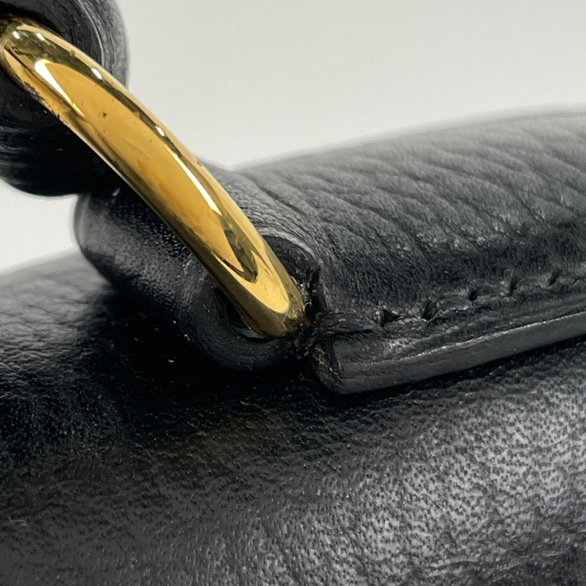 Hermes Kelly Black Ardennes Leather Handbag (Pre-Owned)