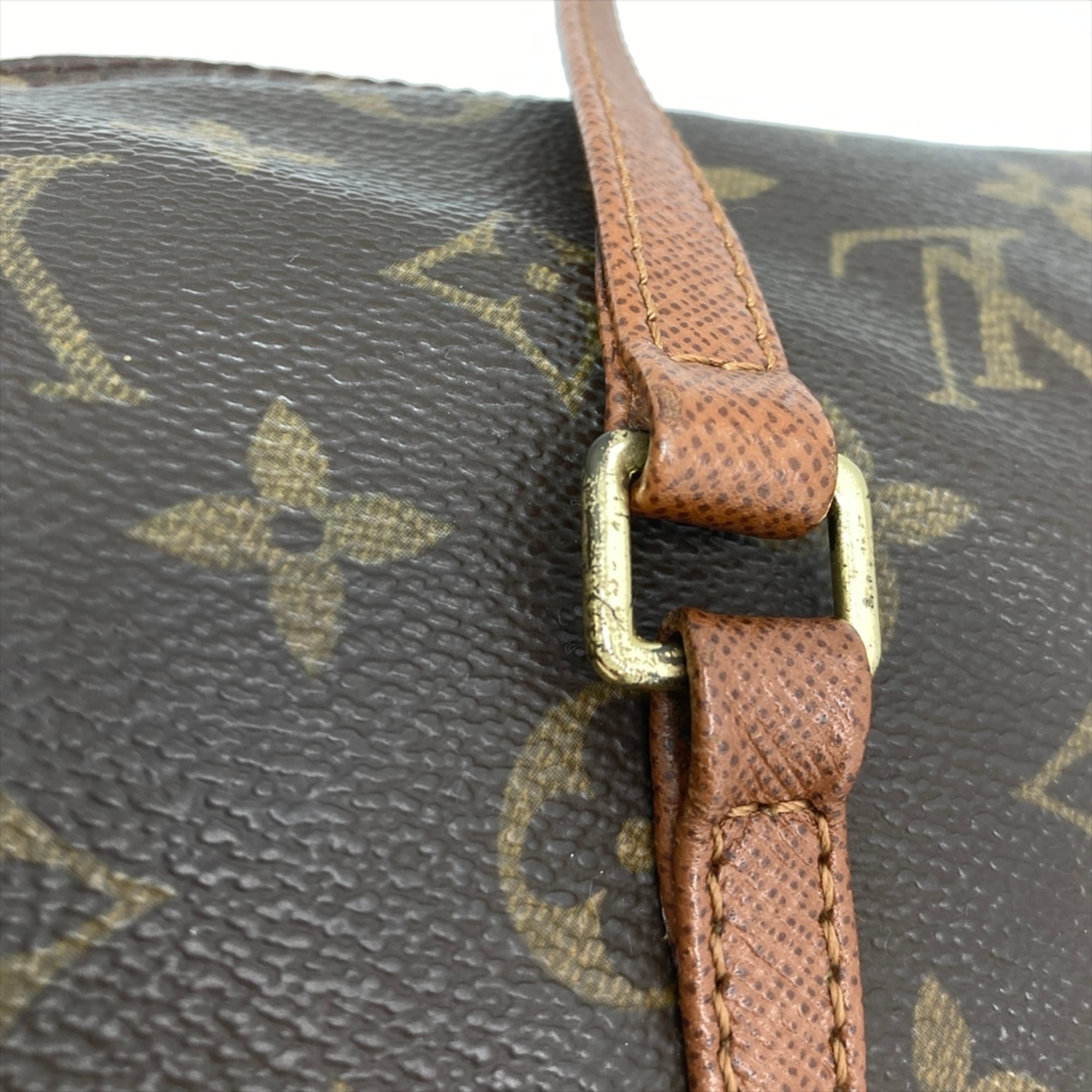 Louis Vuitton Brown Monogram Canvas Shoulder Bag (Pre-Owned)